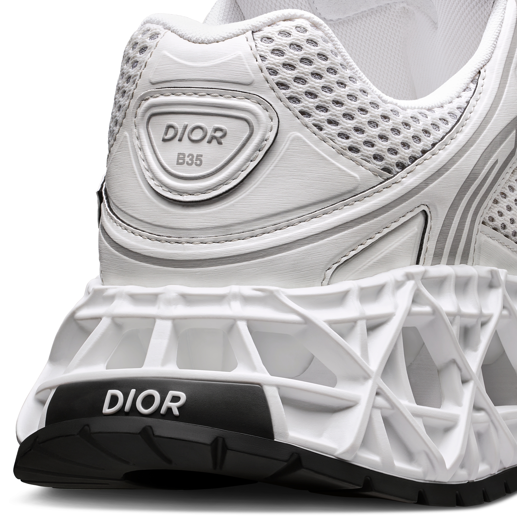 dior スニーカー　35 B35 NXXT Sneaker White Technical Fabric and White Technical