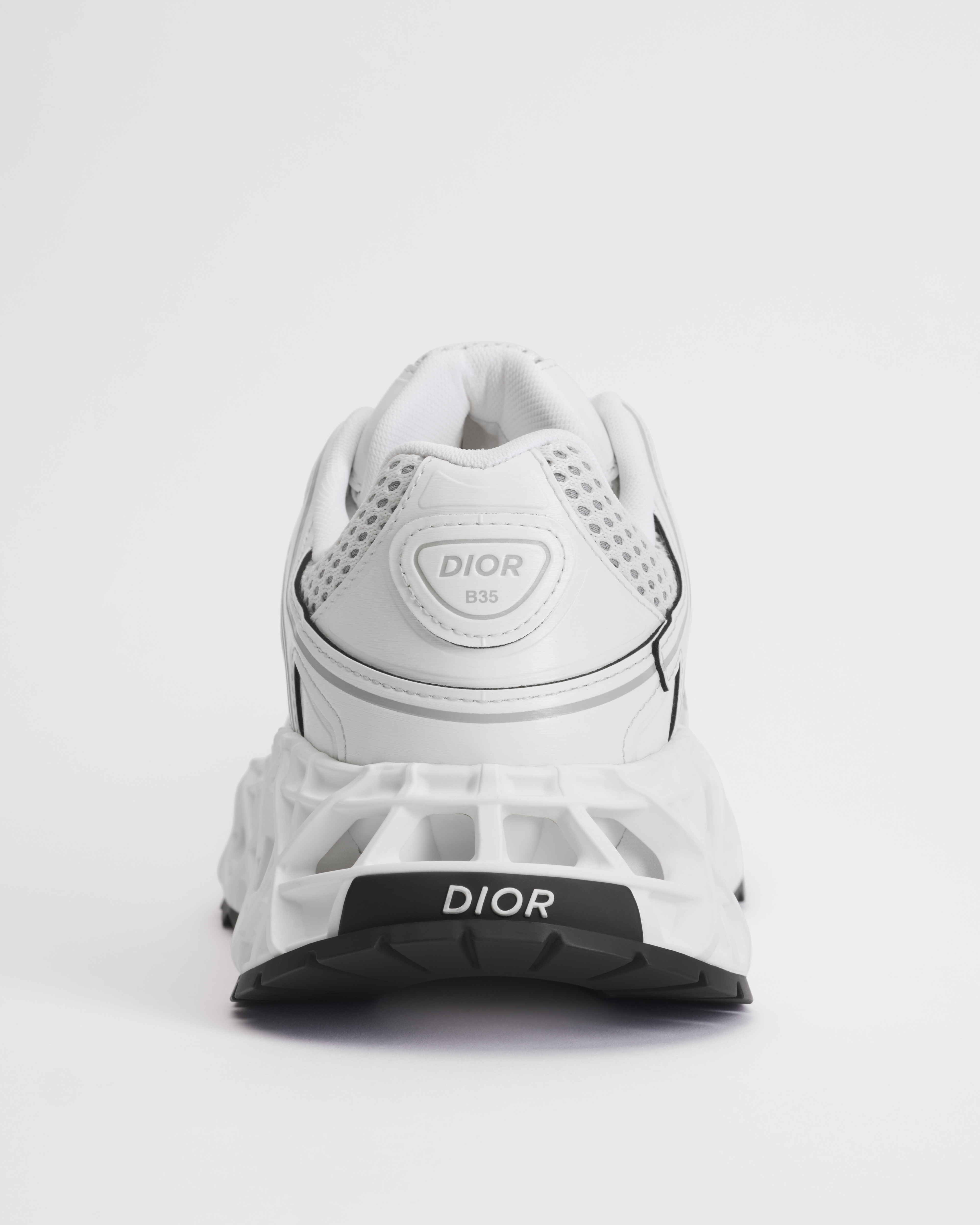 B35 NXXT Sneaker White Technical Fabric and White Technical Mesh E08