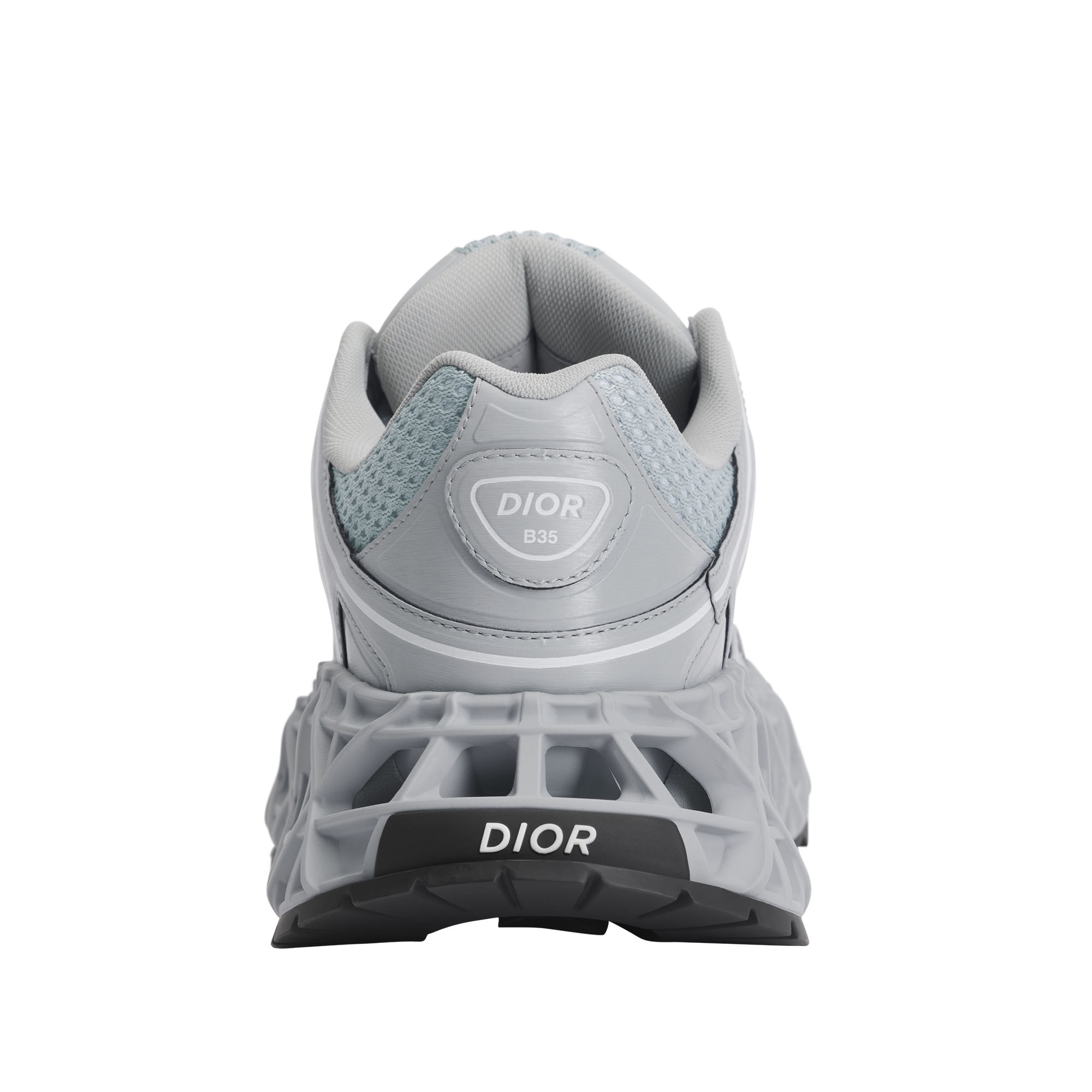 B35 NXXT Sneaker Gray Technical Fabric and Gray Technical Mesh E08