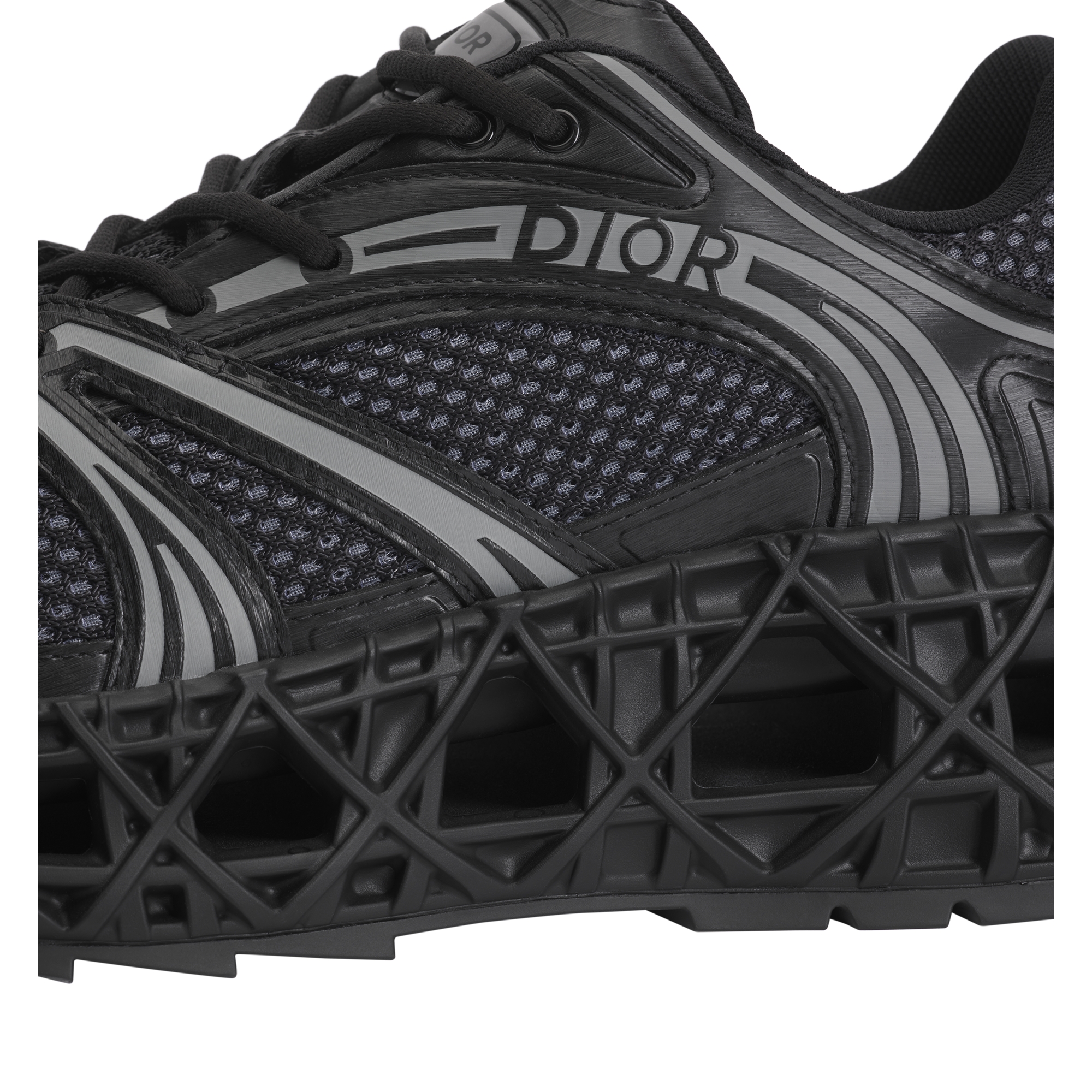 B35 NXXT Sneaker Black Technical Fabric and Black Technical Mesh E11