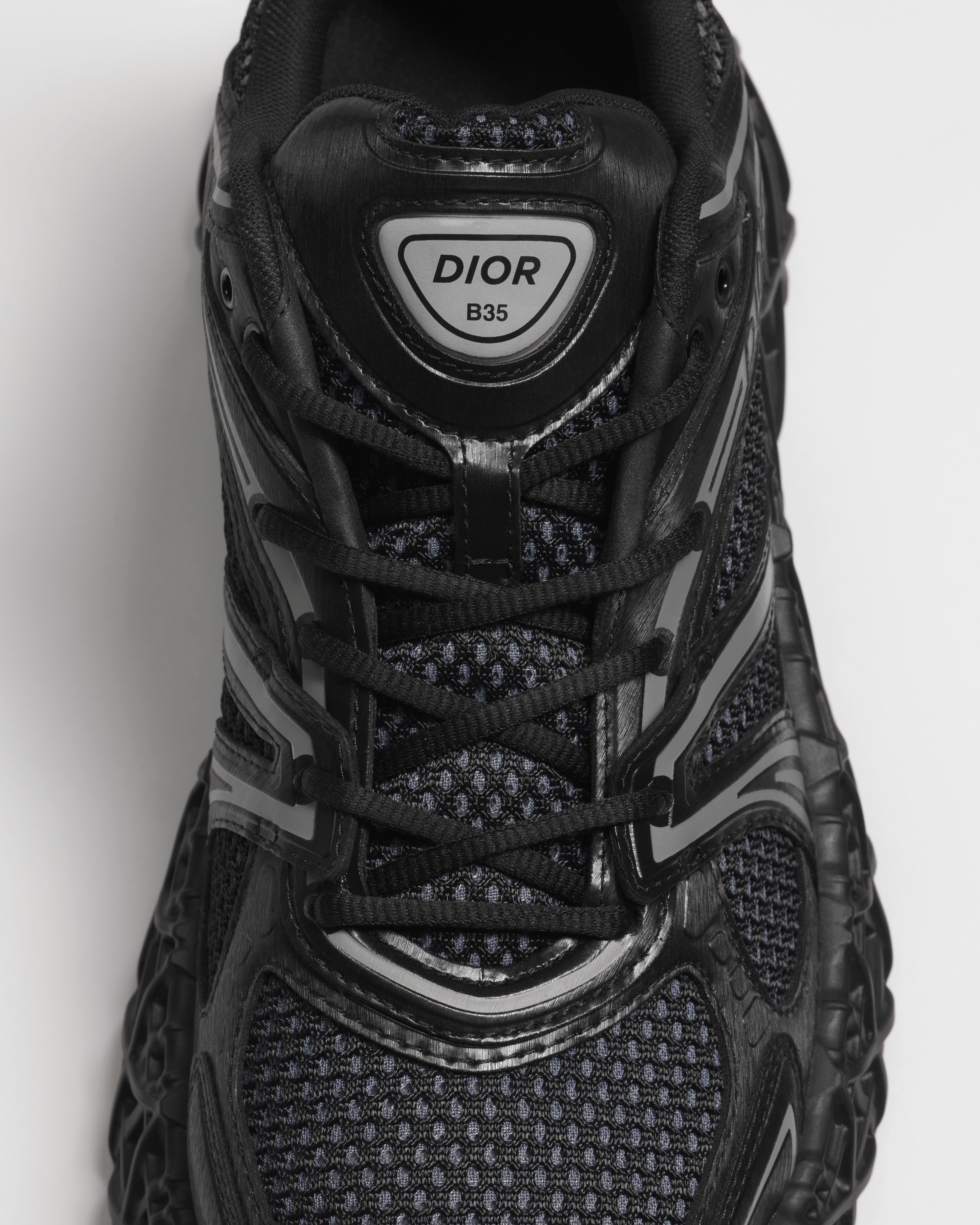 Sneaker B35 NXXT Tissu technique noir et maille technique noire E12