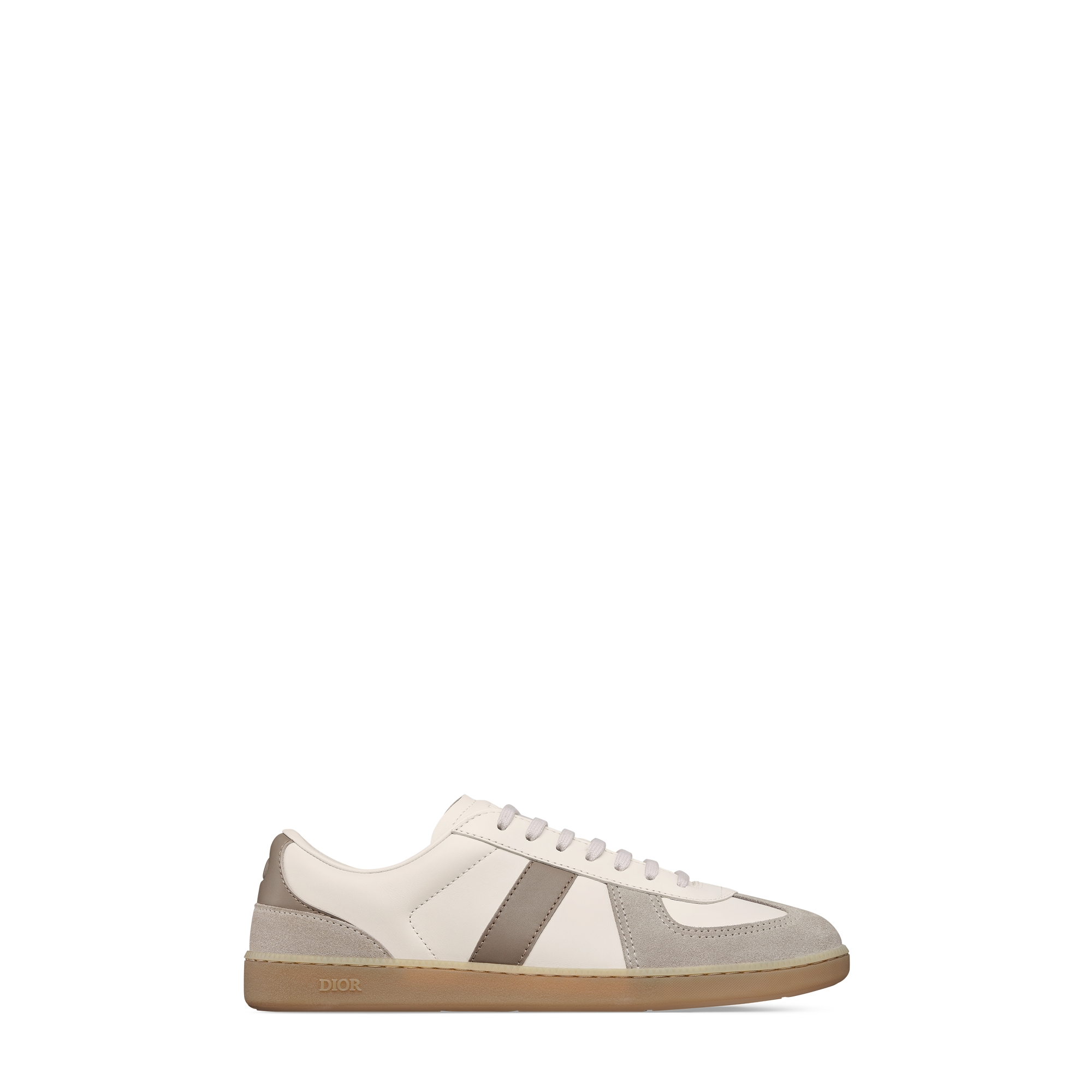  Gray and White Smooth Calfskin with Gray Suede