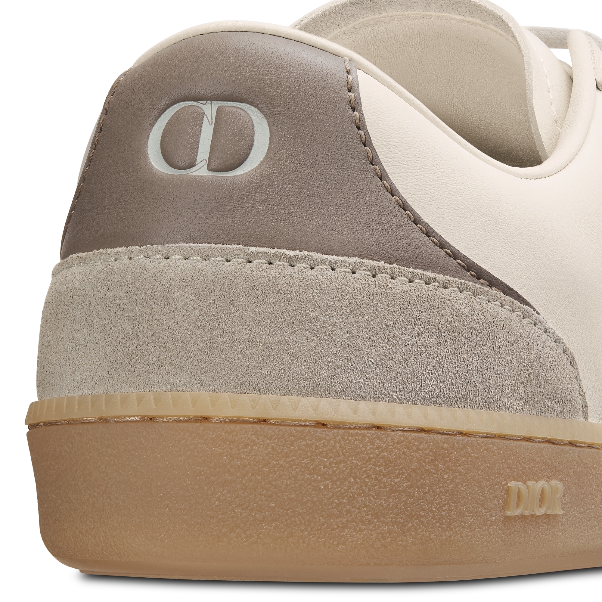 B01 Matchpoint Sneaker Gray and White Smooth Calfskin with Gray Suede E09