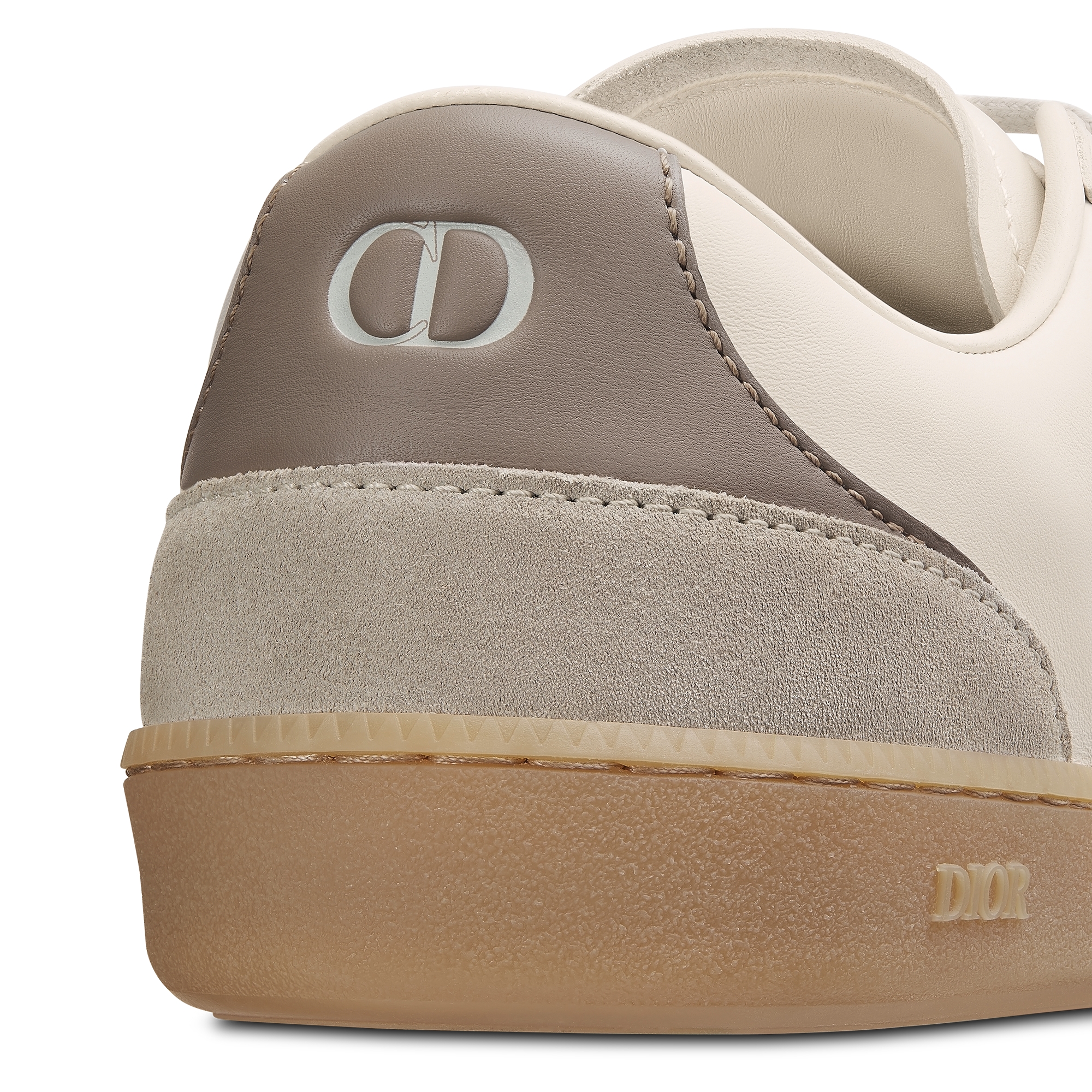 B01 Matchpoint Sneaker Gray and White Smooth Calfskin with Gray Suede E09