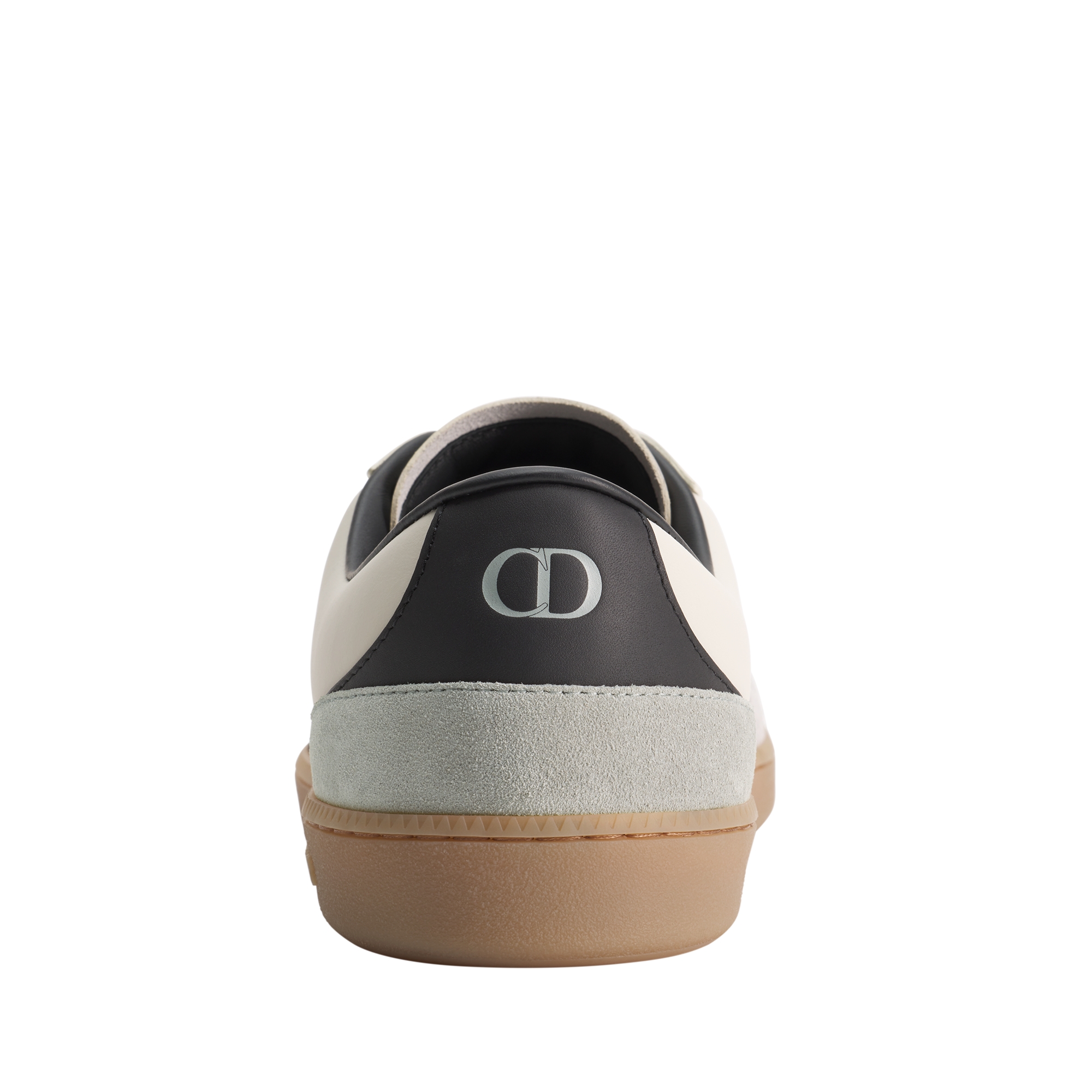 B01 Matchpoint Sneaker Black and White Smooth Calfskin with Gray Suede E08