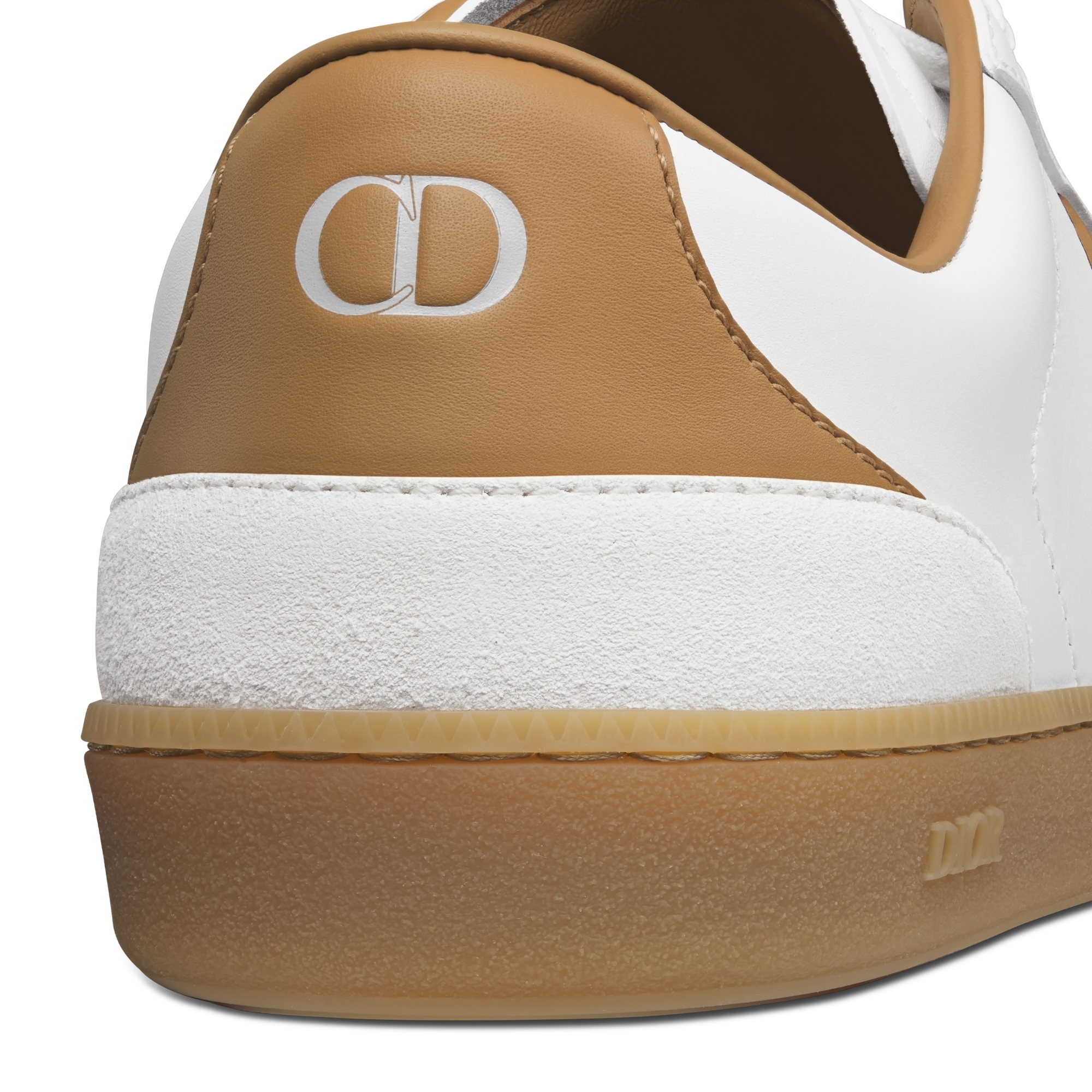 B01 Matchpoint Sneaker Cognac and White Smooth Calfskin with White Suede E09