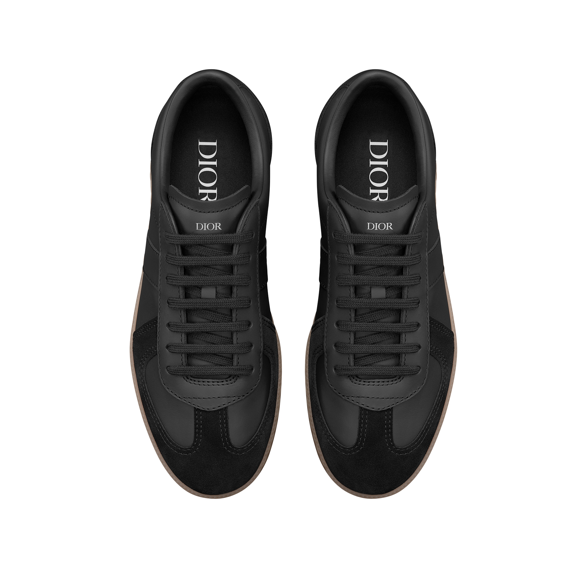 B01 Matchpoint Sneaker Black Smooth Calfskin and Black Suede E06