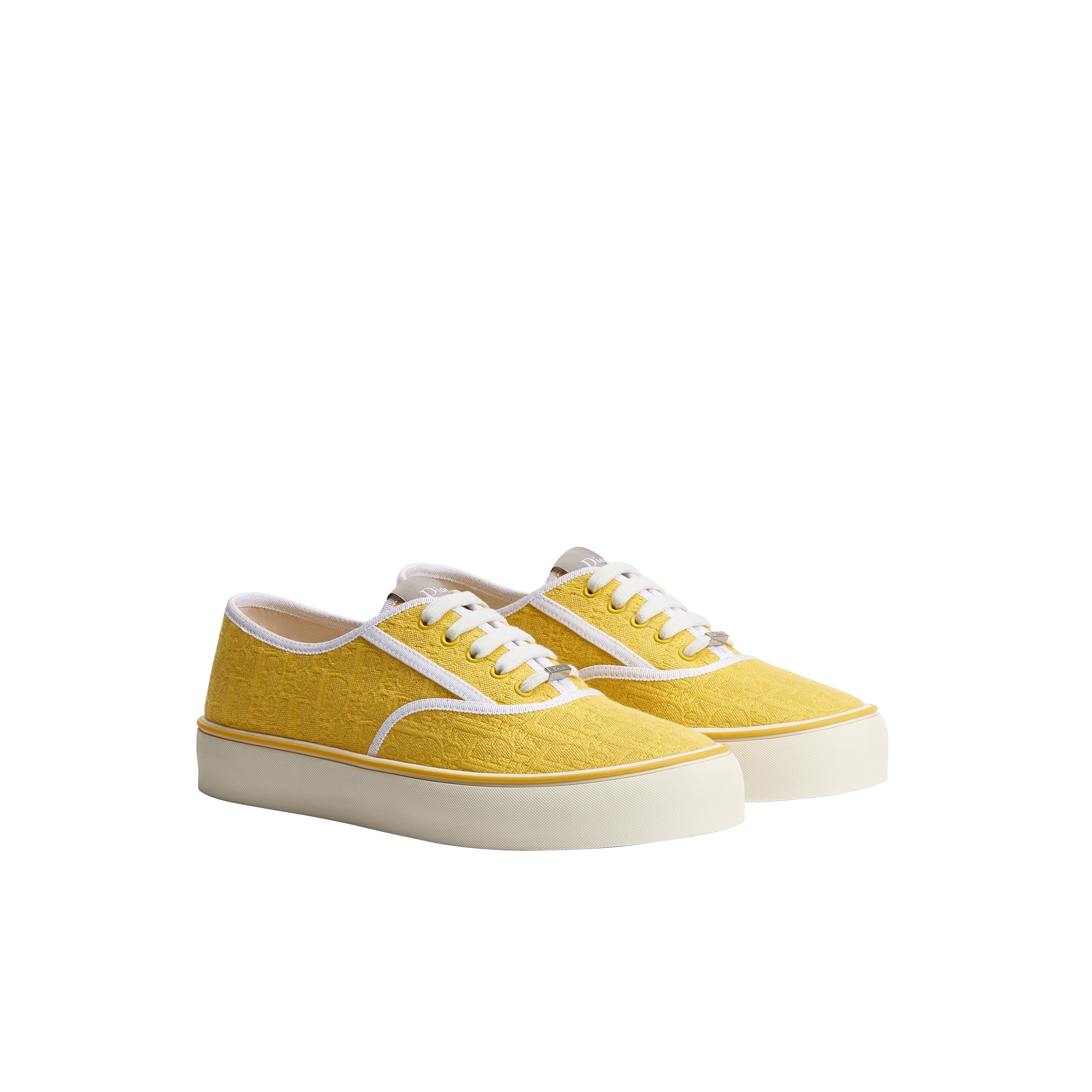 Dior Saltwind Sneaker Yellow Dior Oblique Jacquard E03