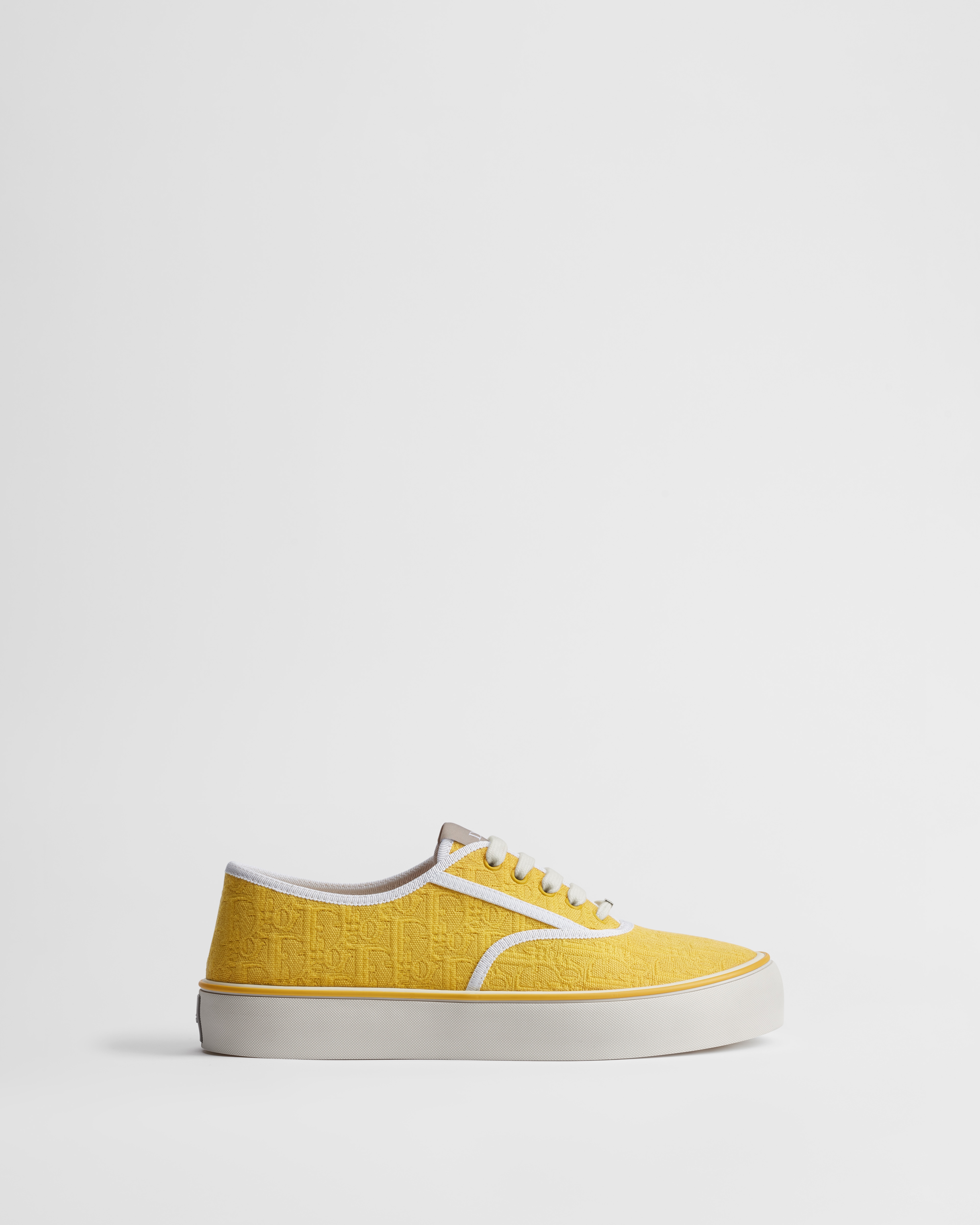 Dior Saltwind Sneaker Yellow Dior Oblique Jacquard E02