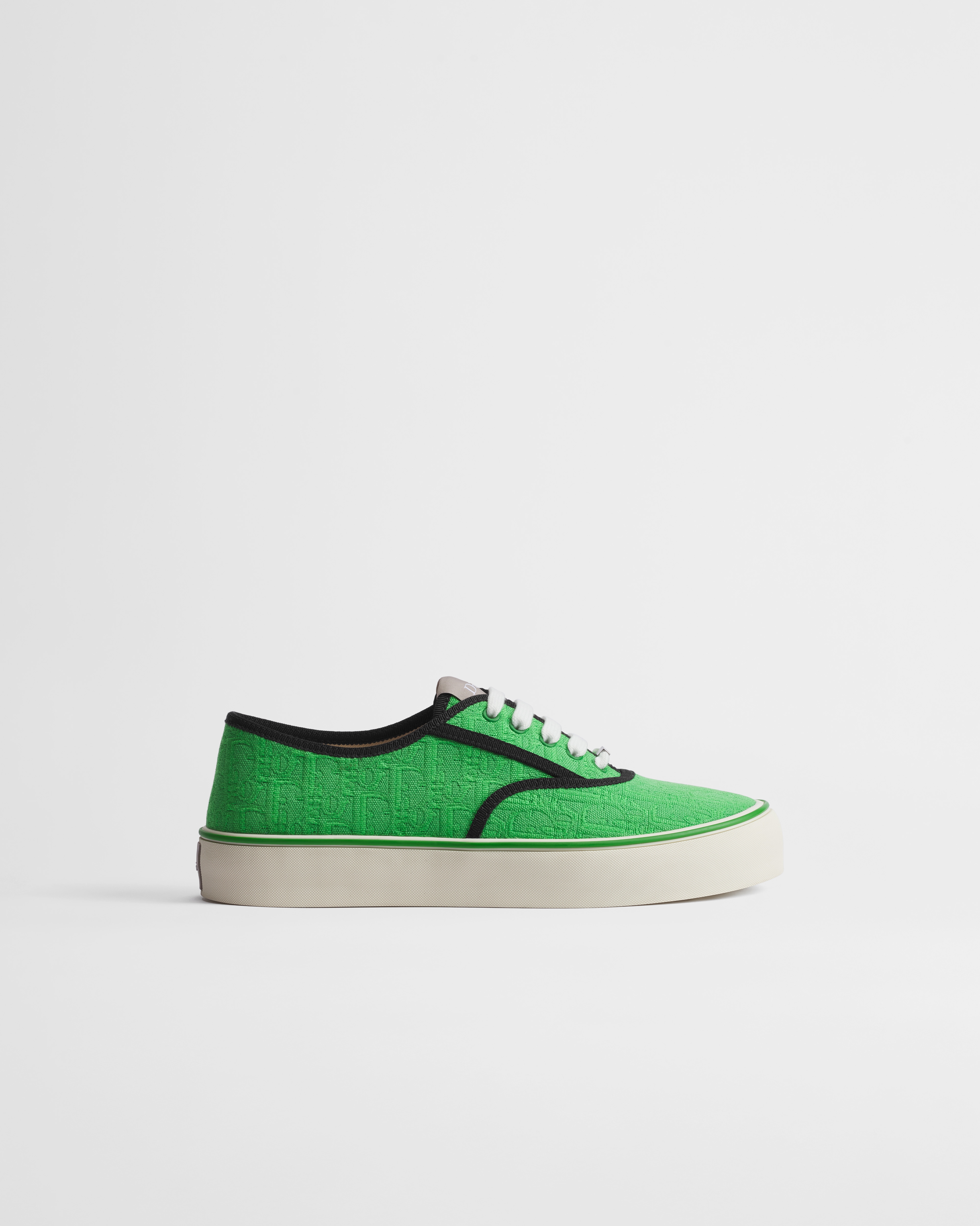 Sneaker Dior Saltwind Toile jacquard Dior Oblique vert E02