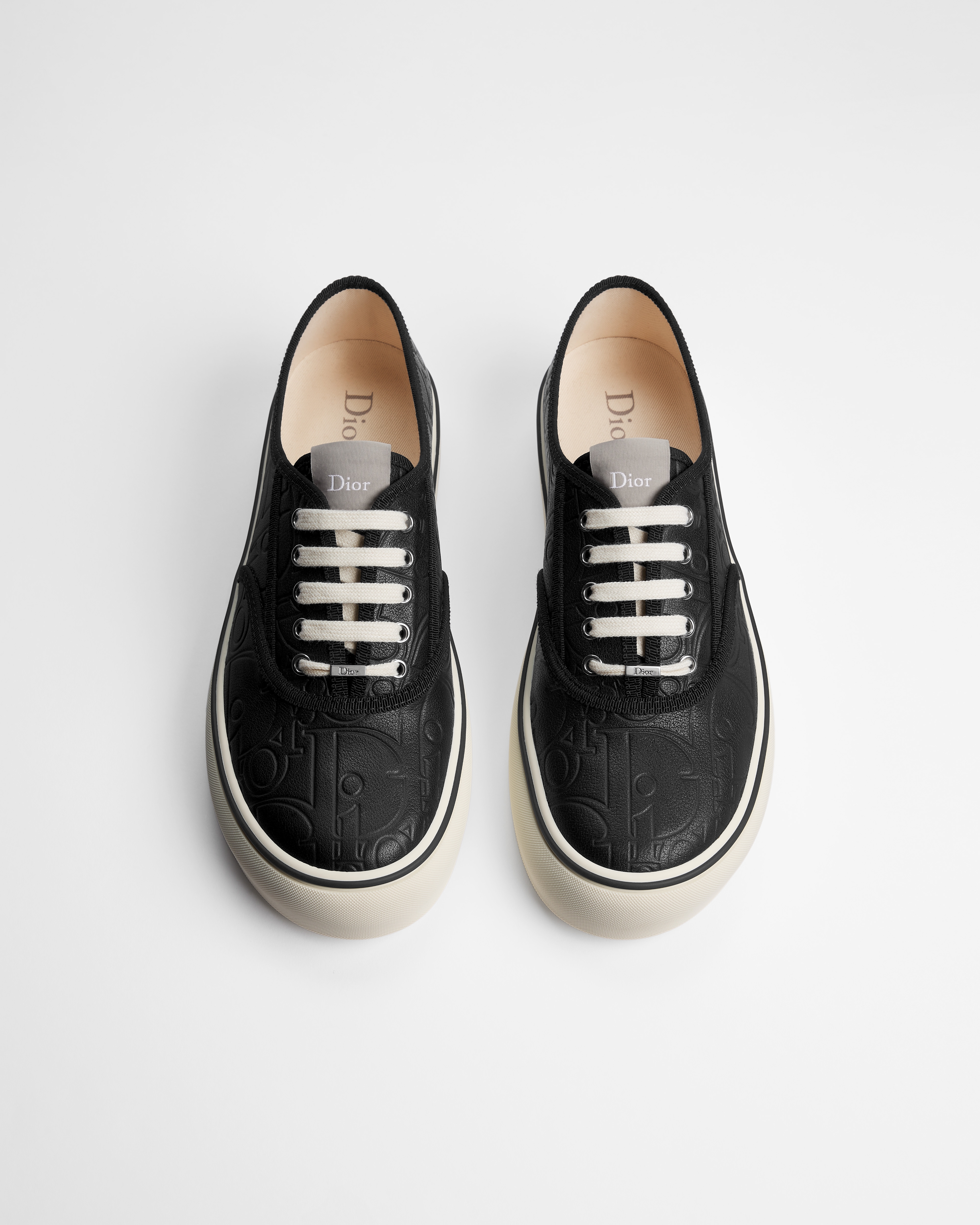 Sneaker Dior Saltwind Piel lisa Dior Gravity negra E06