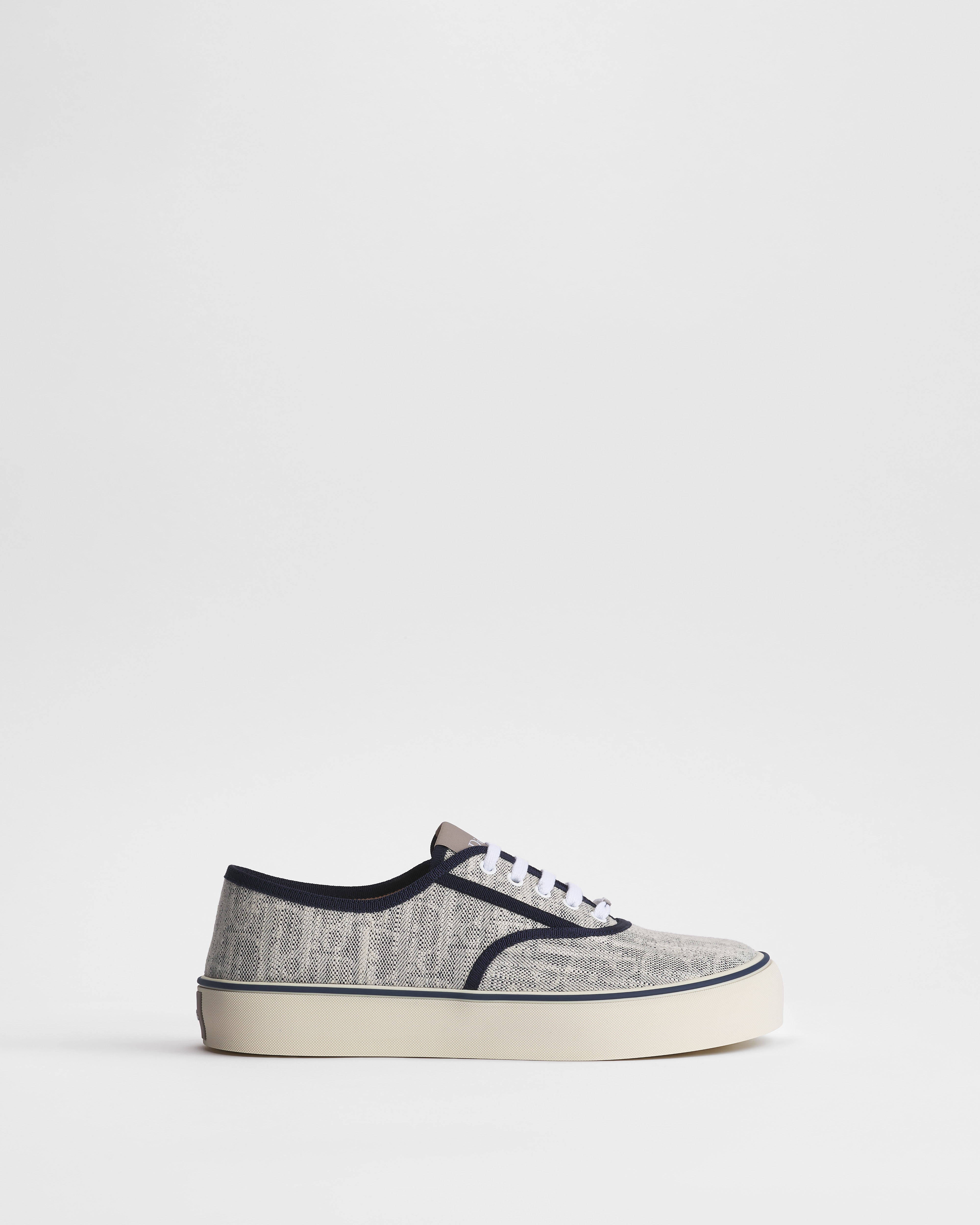 Dioriviera Dior Saltwind Sneaker Gray Dior Oblique Denim Canvas E02
