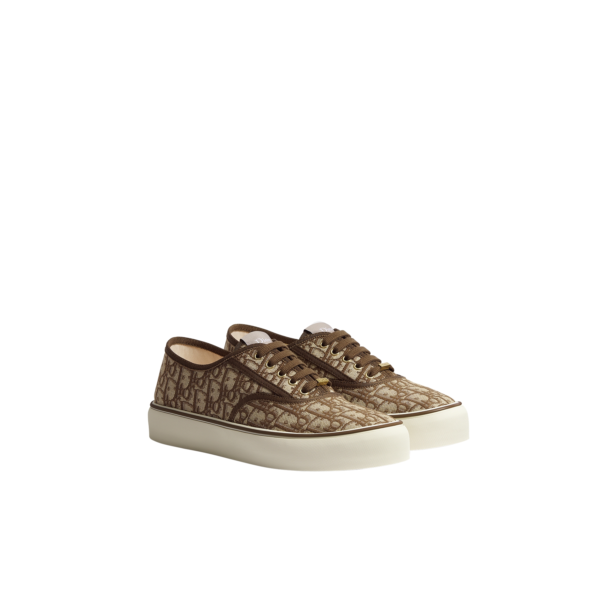 Dior Saltwind Sneaker Brown Dior Oblique Jacquard E03
