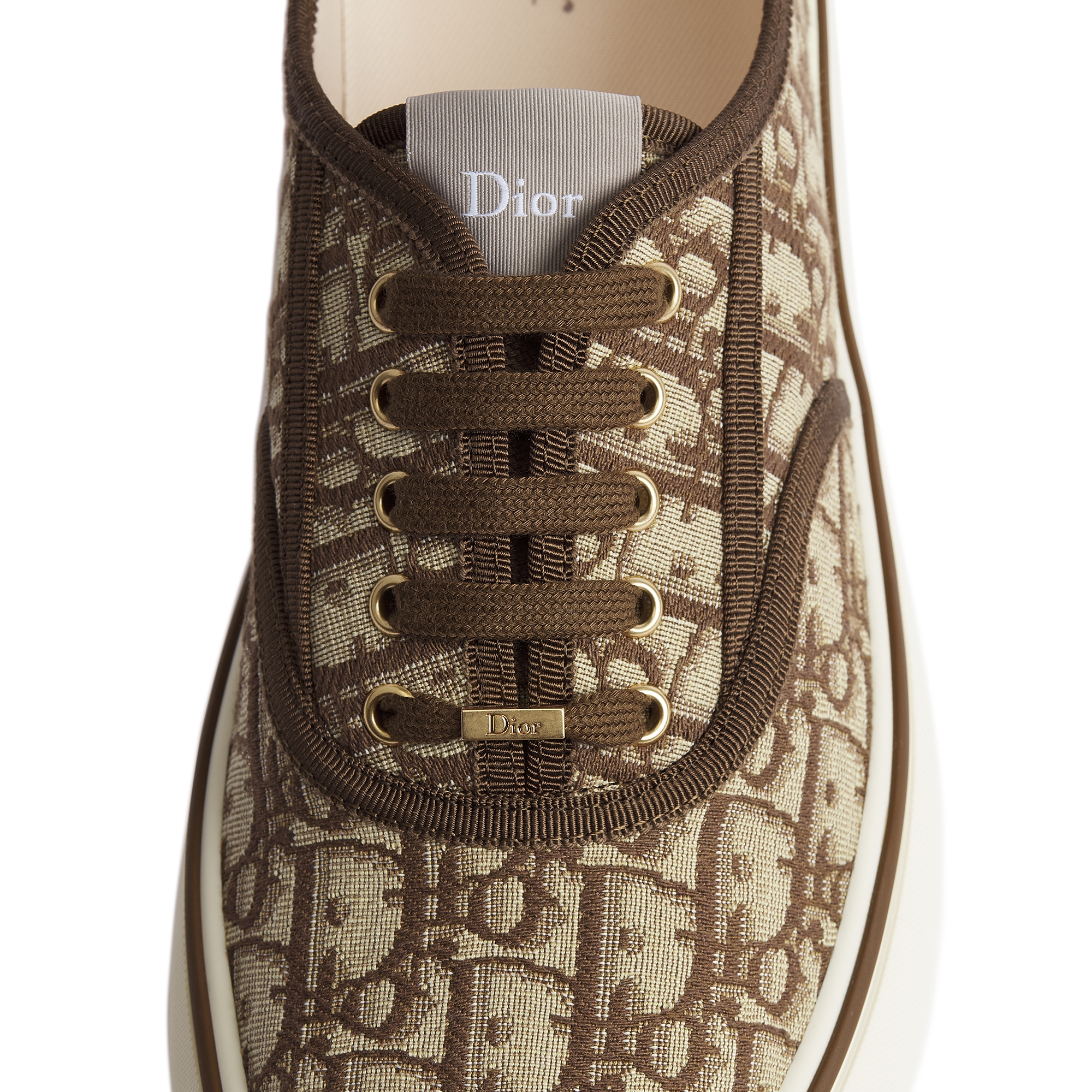 Dior Saltwind Sneaker Brown Dior Oblique Jacquard E09