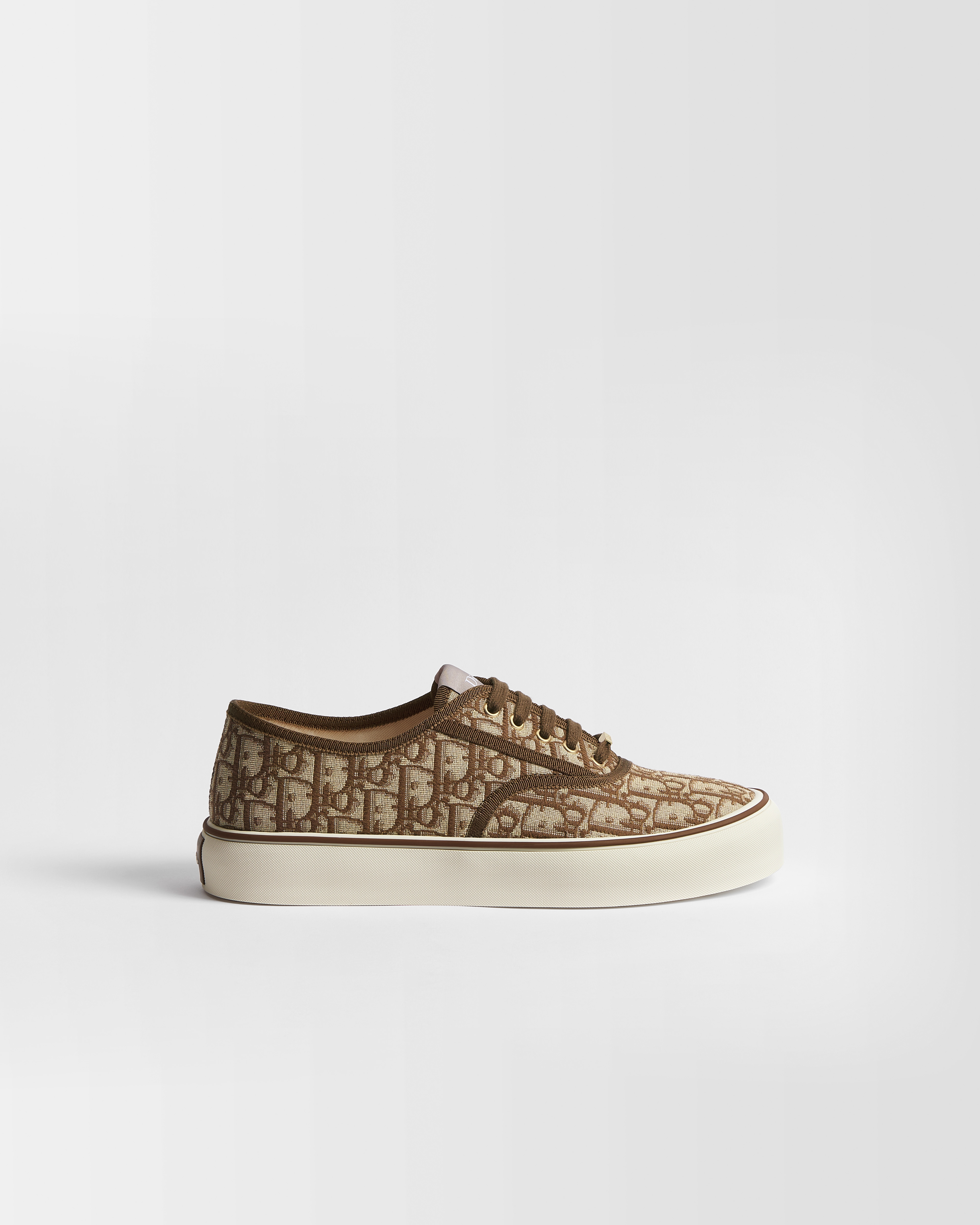 Dior Saltwind Sneaker Brown Dior Oblique Jacquard E02