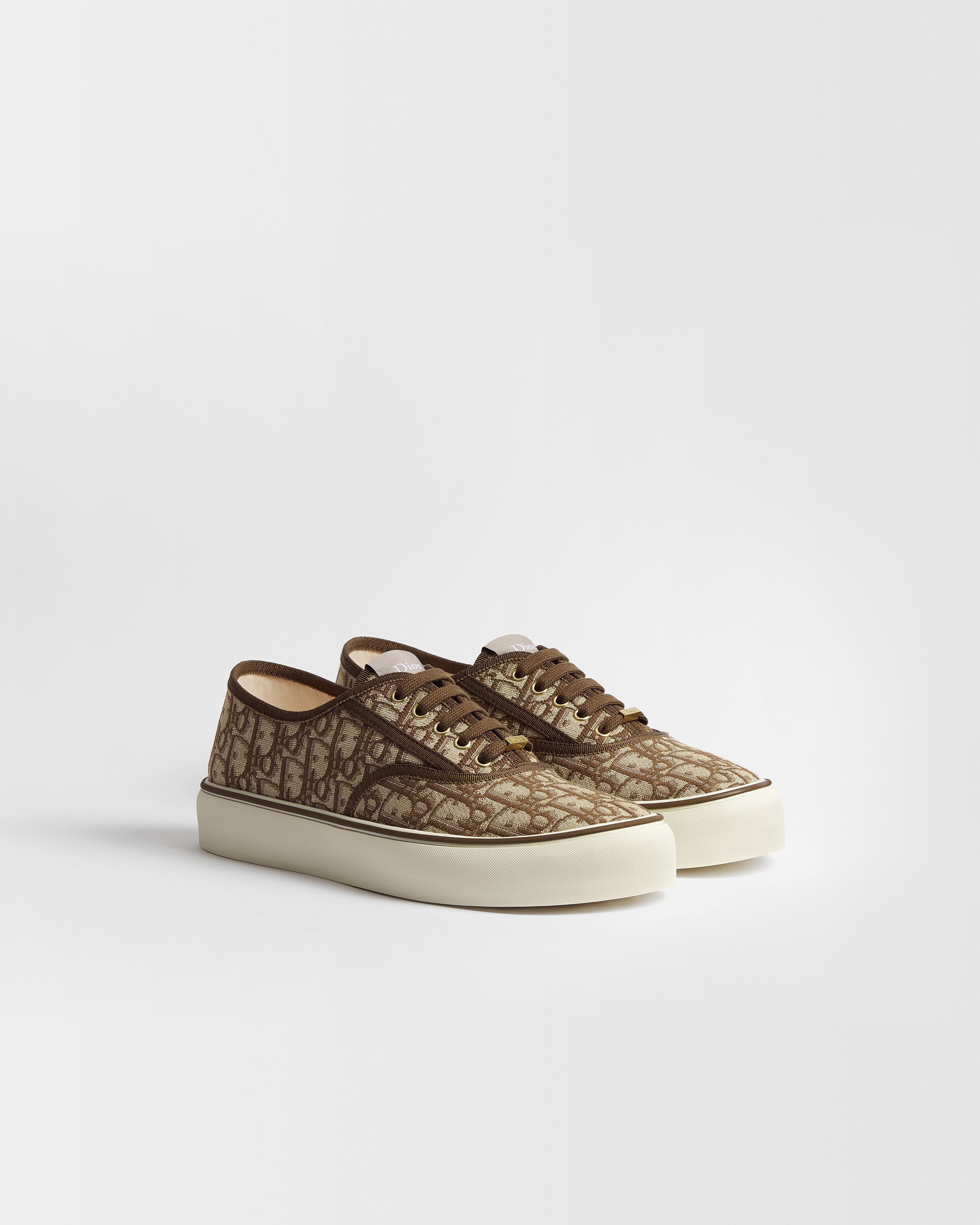 Dior Saltwind Sneaker Brown Dior Oblique Jacquard E03
