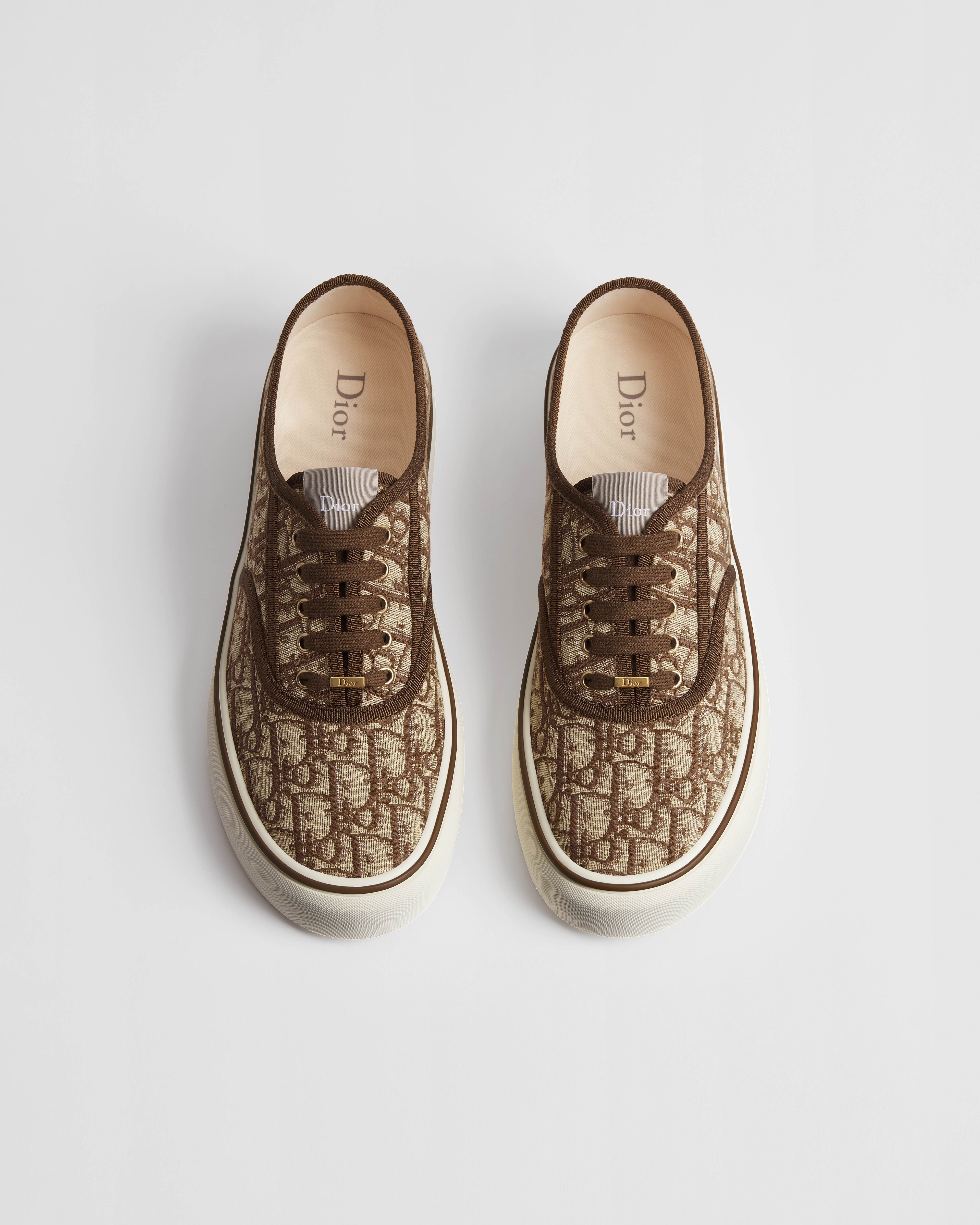 Dior Saltwind Sneaker Brown Dior Oblique Jacquard E06