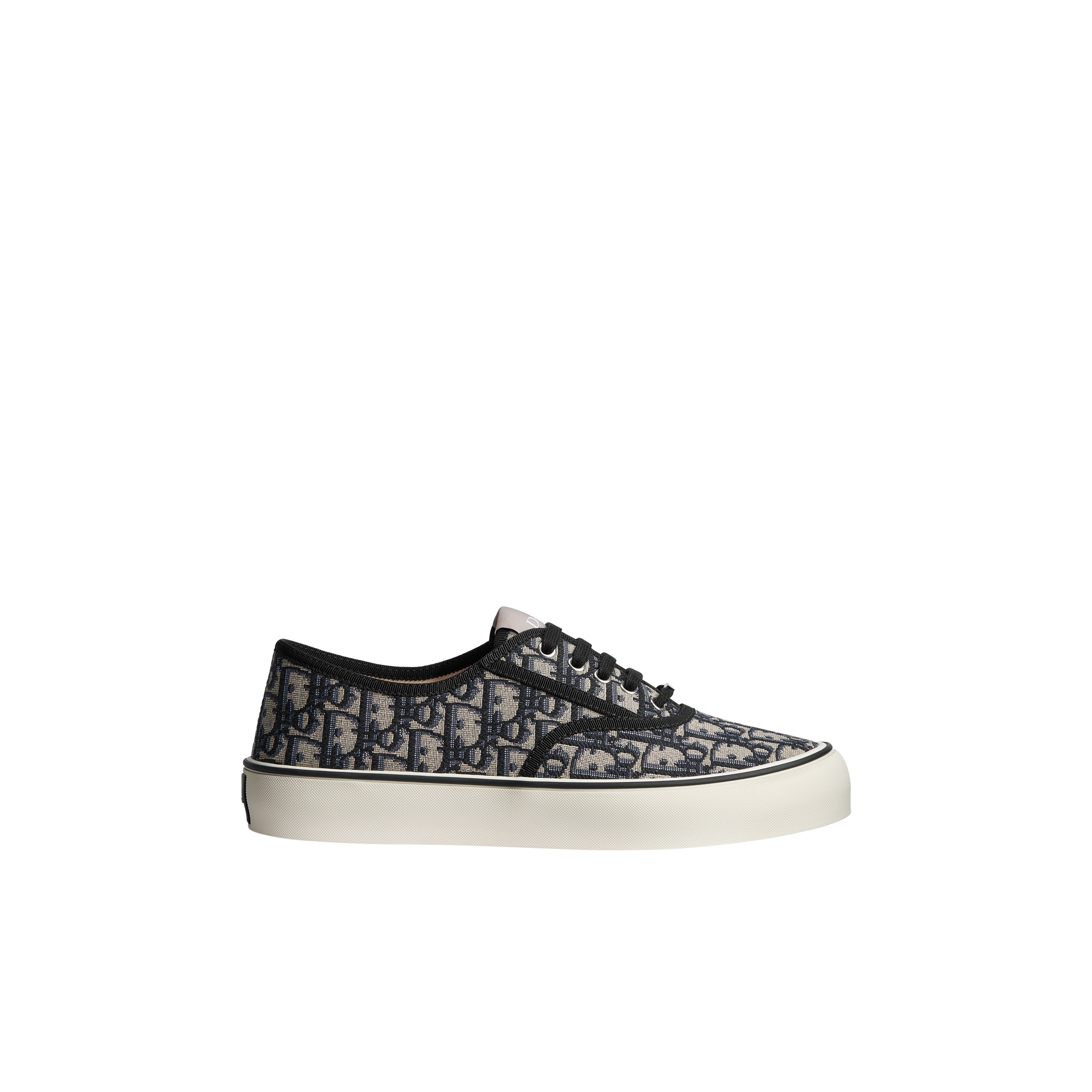 Dior Saltwind Sneaker Beige and Black Dior Oblique Jacquard E02