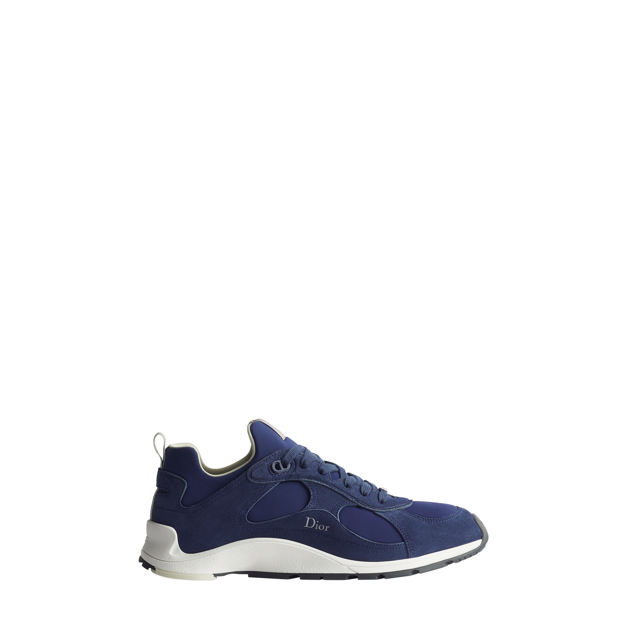 Dior Mile Sneaker Blue Suede Calfskin with Blue and Green Neoprene E02