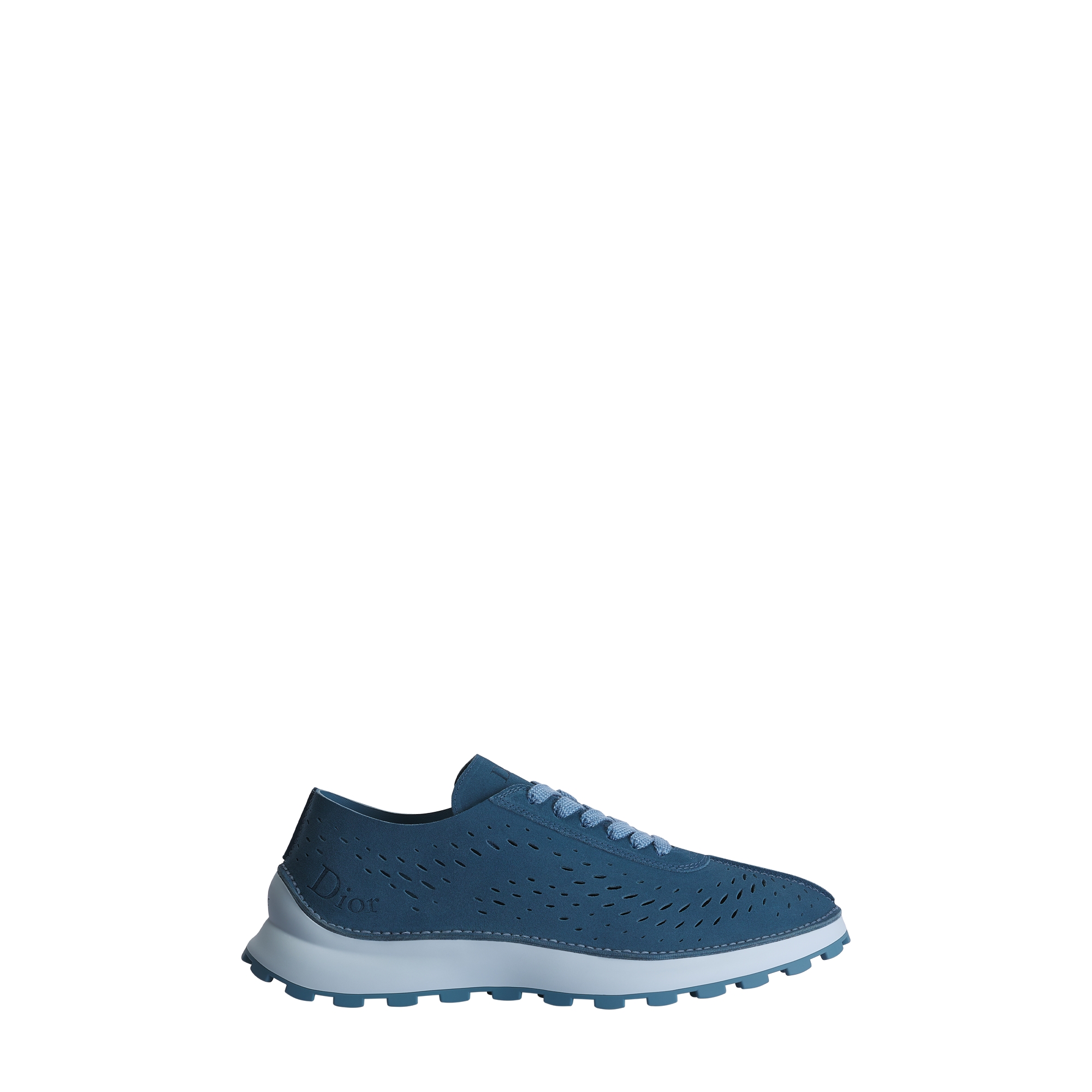 Dior Squash Sneaker Blue Suede Calfskin E02