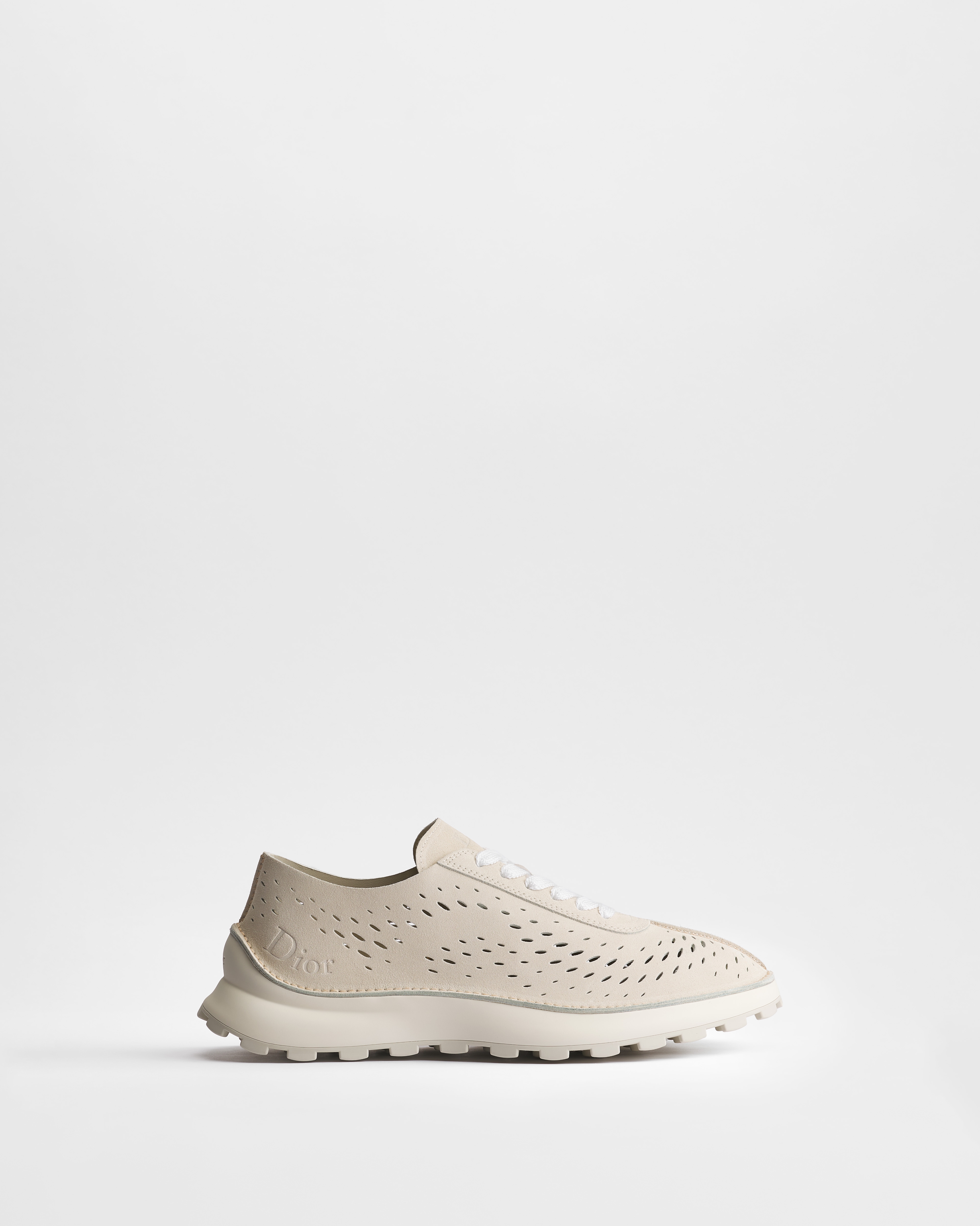 Dior Squash Sneaker Cream Suede Calfskin E02