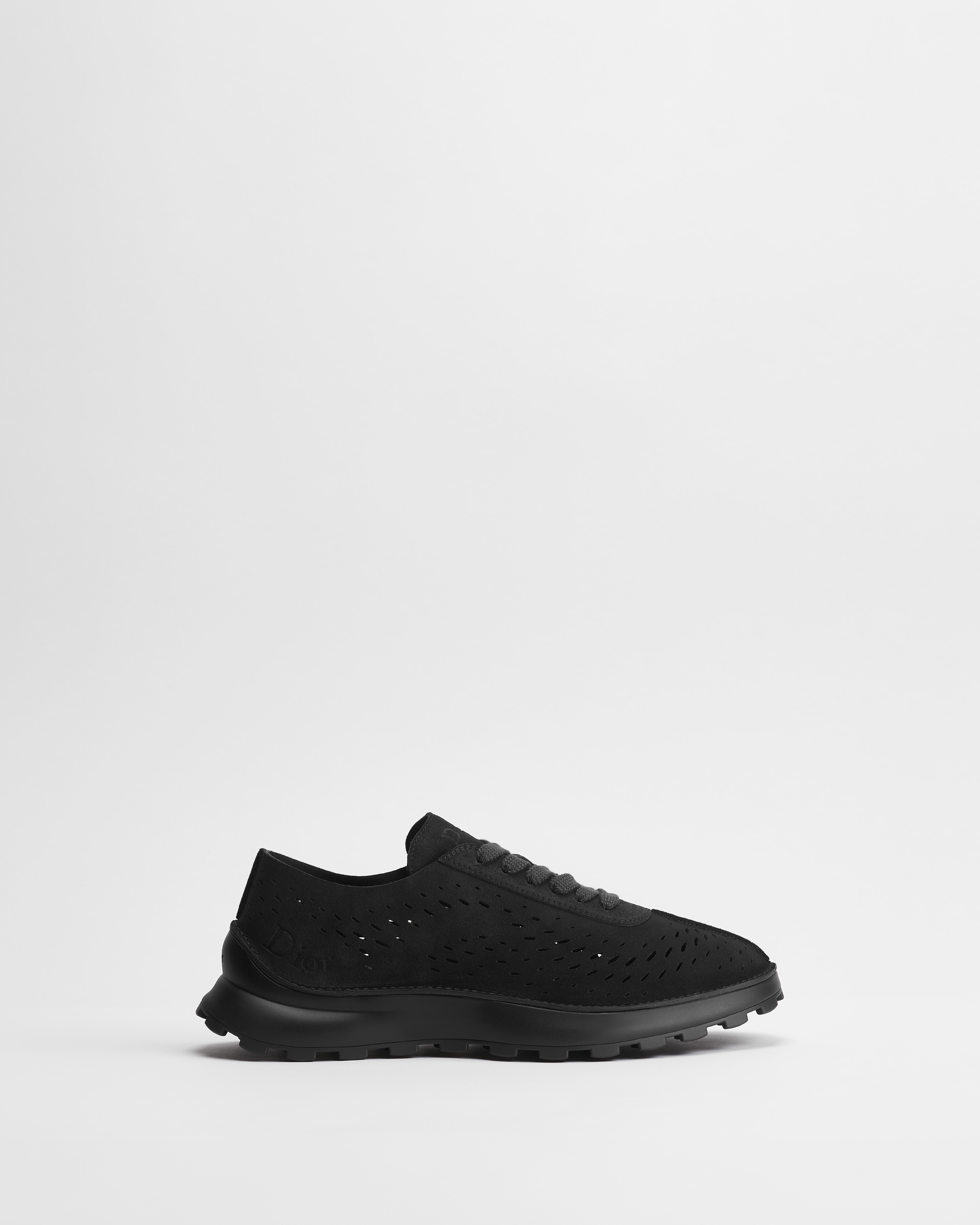 Dior Squash Sneaker Black Suede Calfskin E02