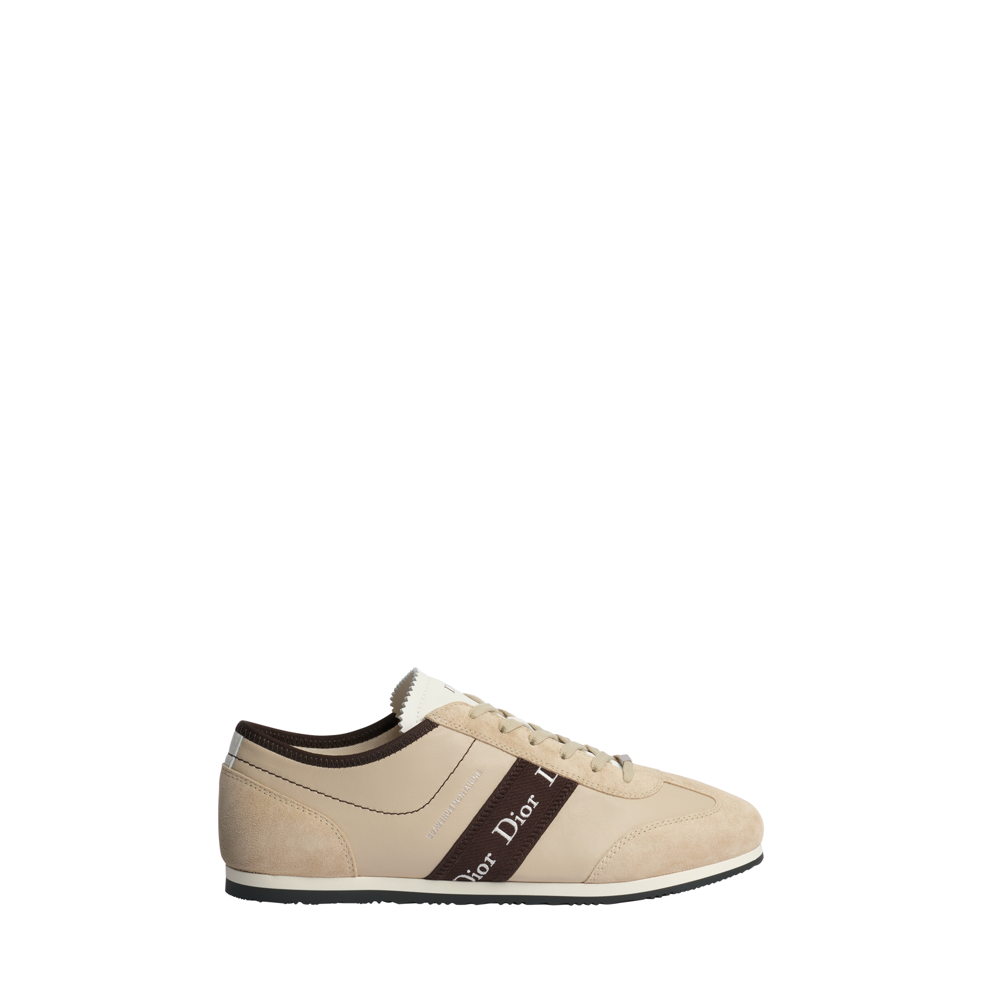  Pelle di agnello liscia e pelle di vitello scamosciata beige