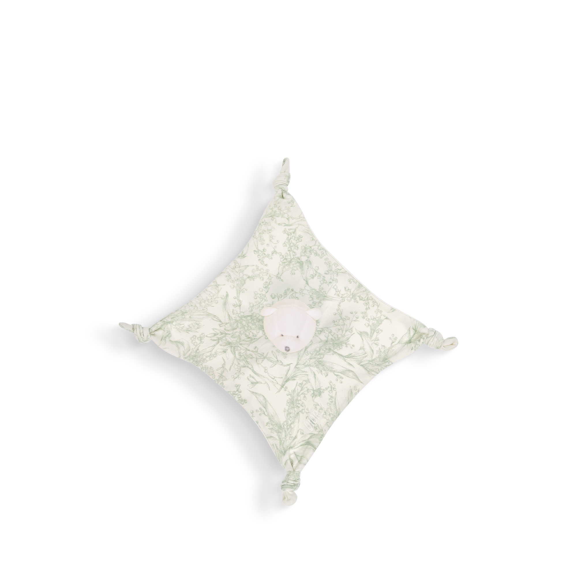 Newborn Gift Set Ivory Cotton Interlock with Green Lily of the Valley Print E05