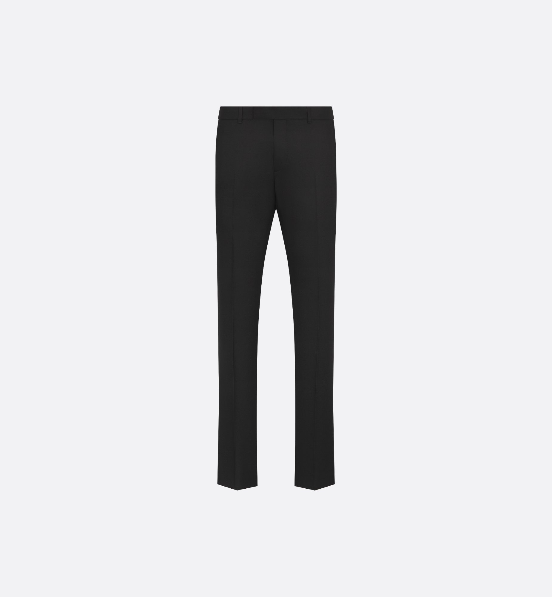 Pants with Dior Oblique Waistband Gray Wool and Mohair Twill Pants with Dior Oblique Waistband Gray Wool and Mohair Twill