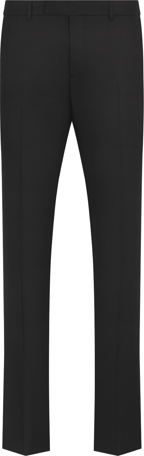 Dior Icons Pants Black Cashmere Flannel DIOR