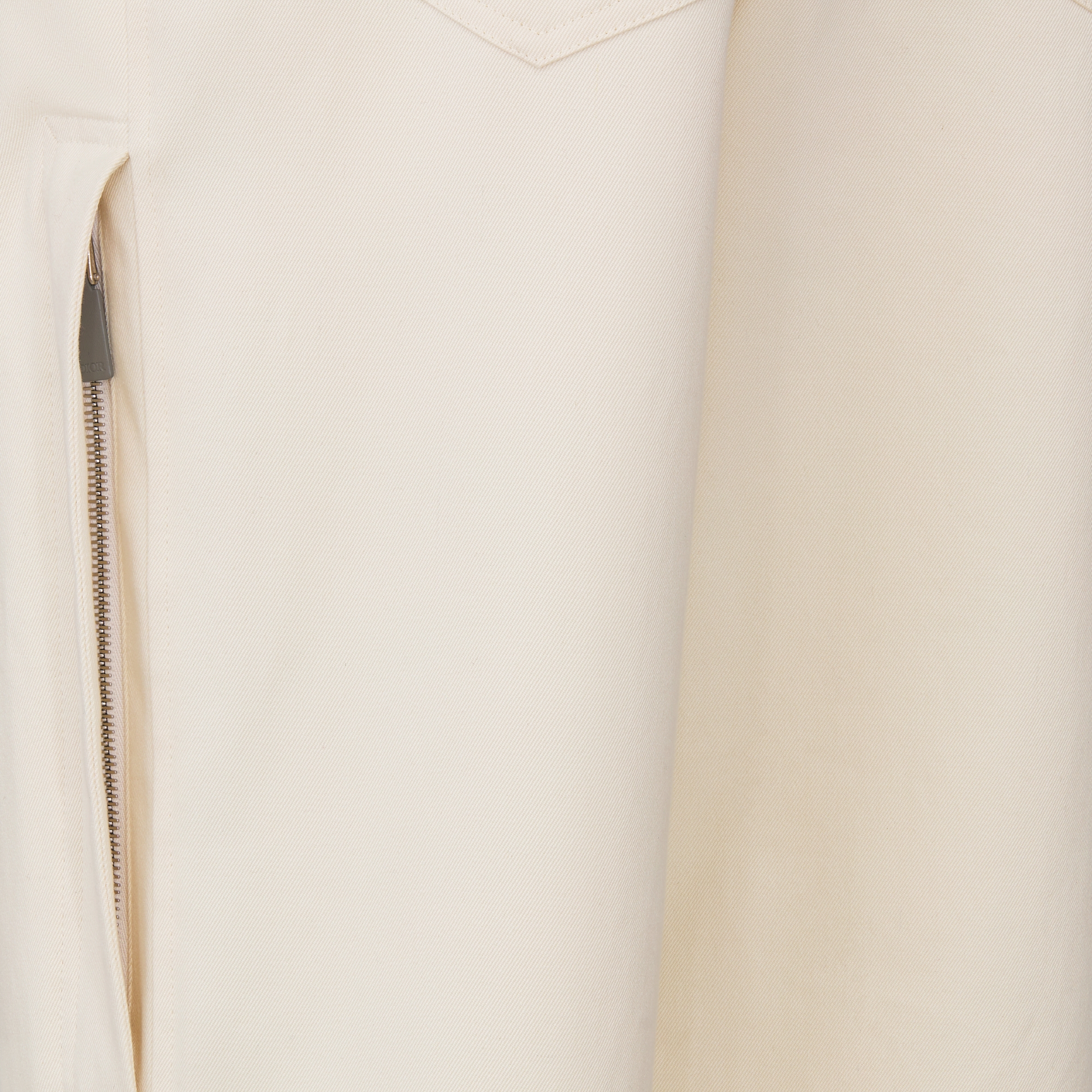 Dior Icons Chinohose Baumwoll- und Kaschmirmischung in Weiß E10