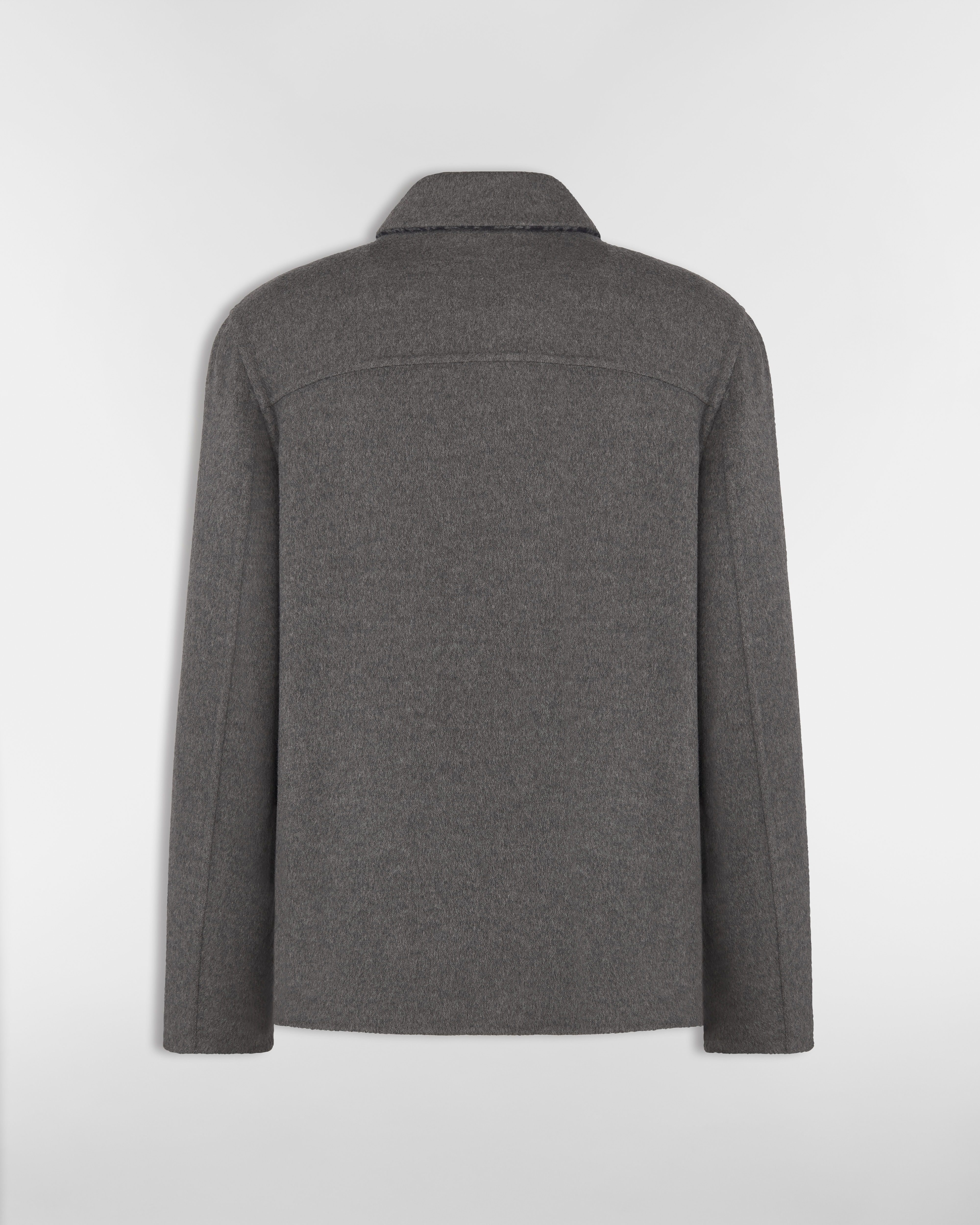 Dior Icons Workwear-Jacke Doppelgewebe aus Schurwolle und Kaschmir in Grau E08