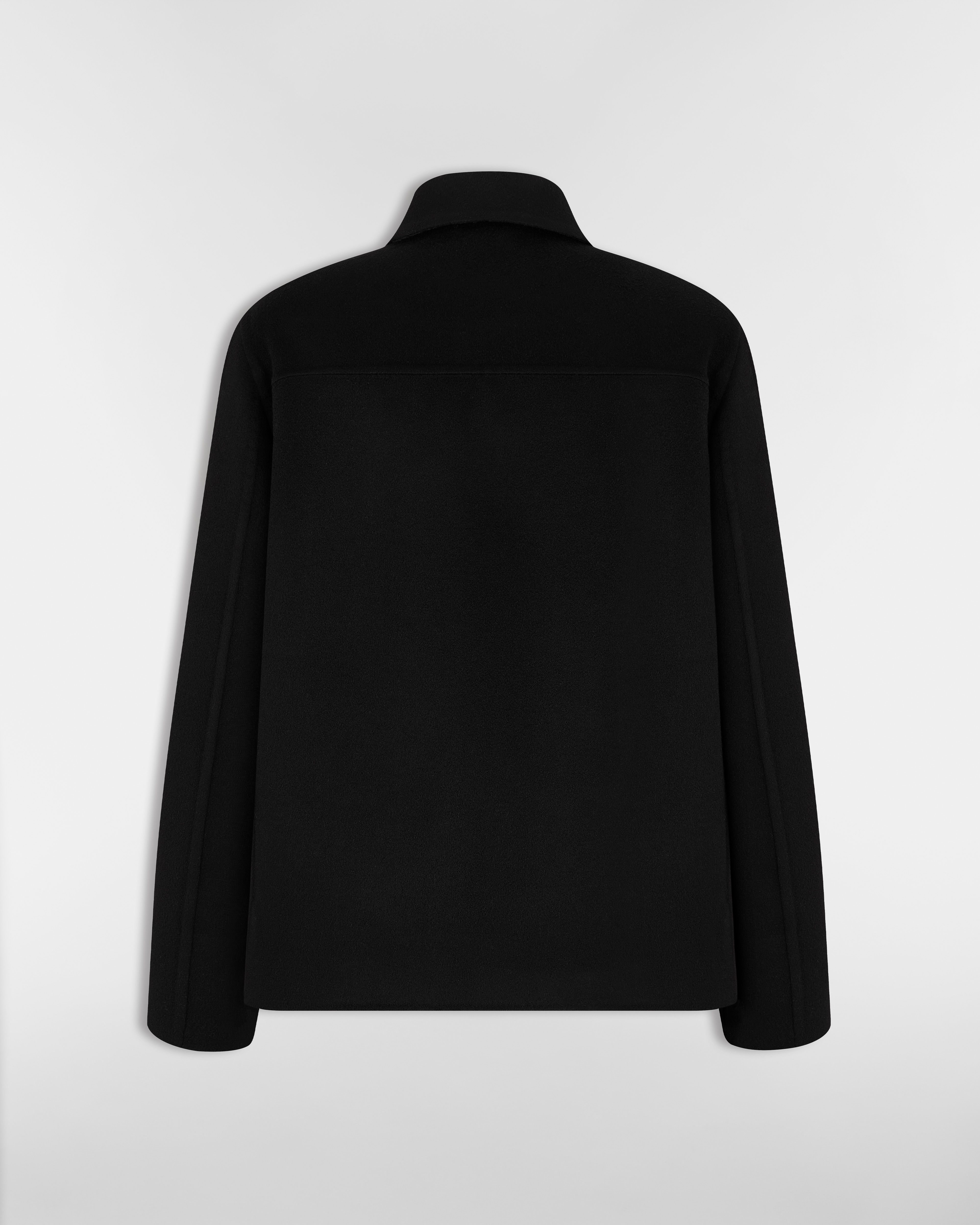 Dior Icons Workwear Jacket Black Double-Sided Virgin Wool and Cashmere E08