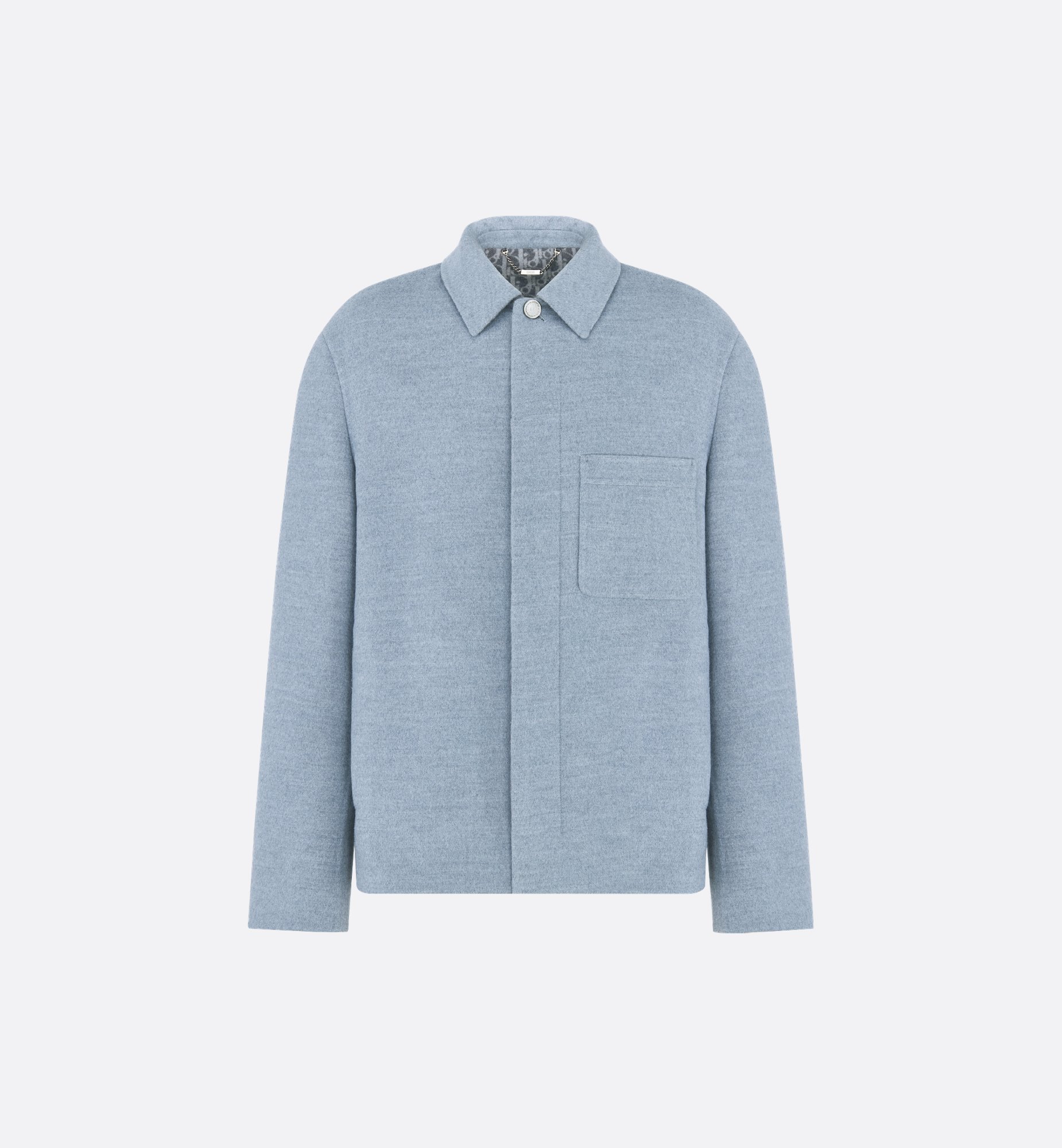 Dior Icons Workwear Jacket Gray Double-Sided Virgin Wool Dior Icons Workwear Jacket Gray Double-Sided Virgin Wool