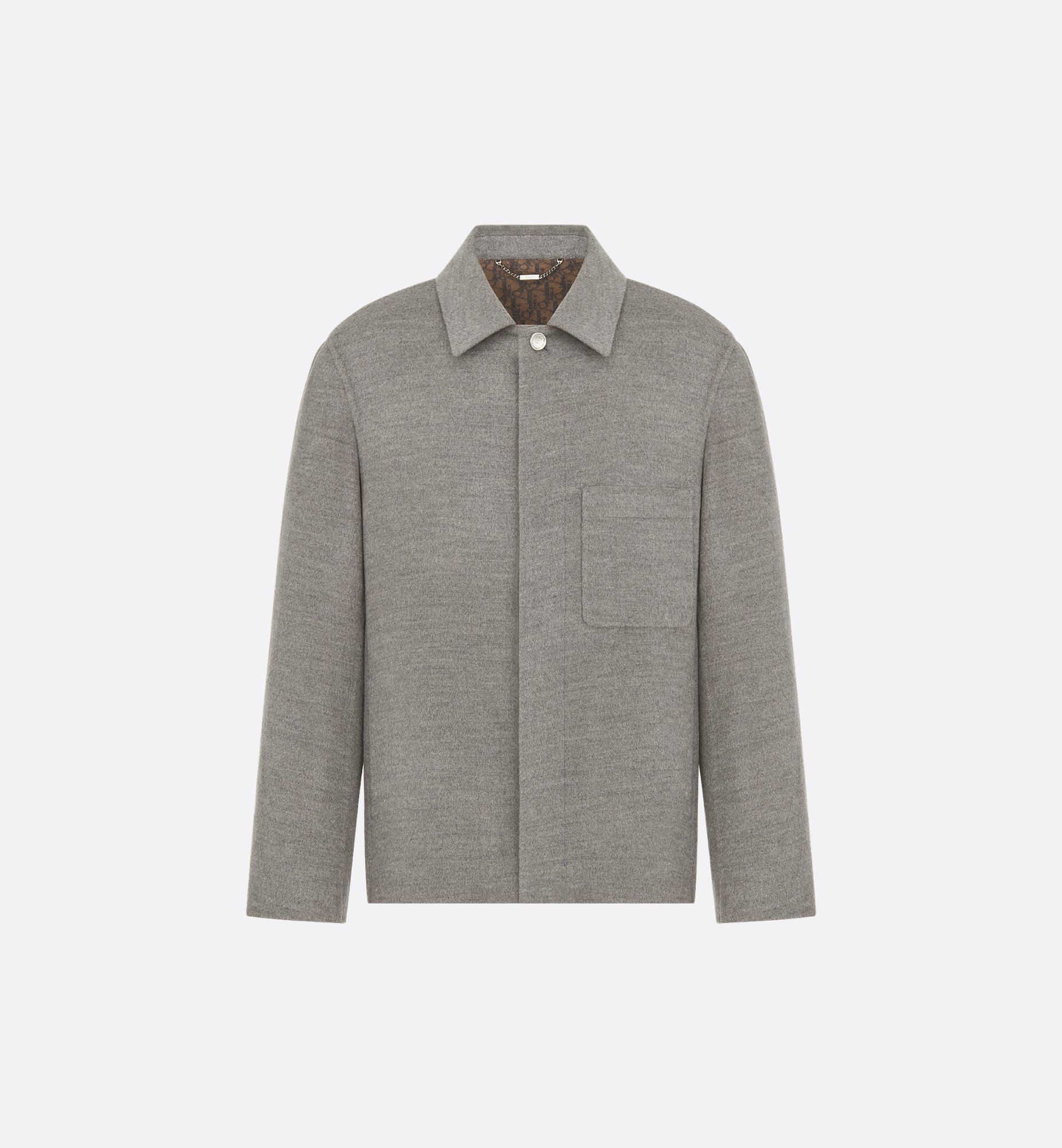Dior Icons Workwear Jacket Gray Double-Sided Virgin Wool Dior Icons Workwear Jacket Gray Double-Sided Virgin Wool
