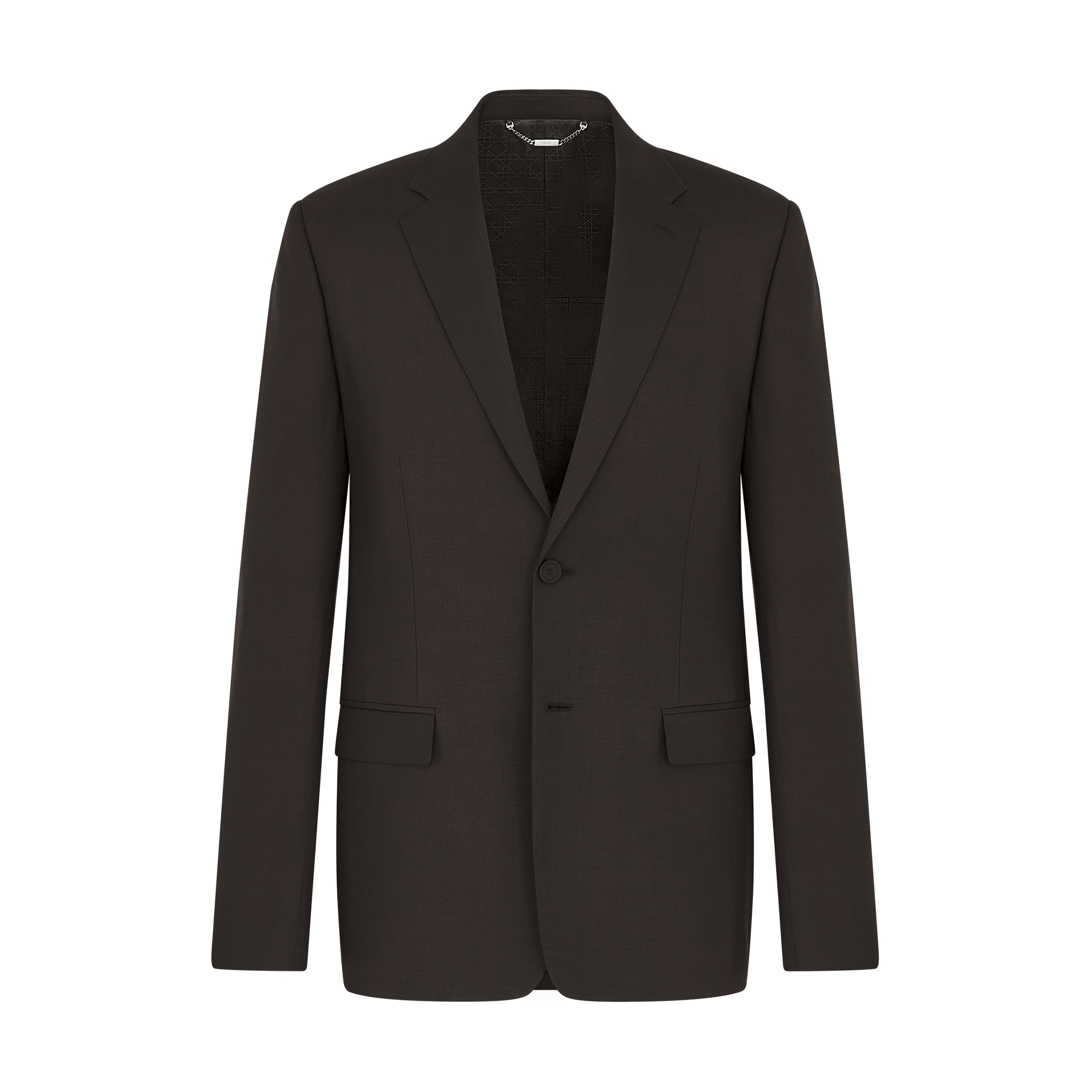  Brown Cashmere and Wool Twill