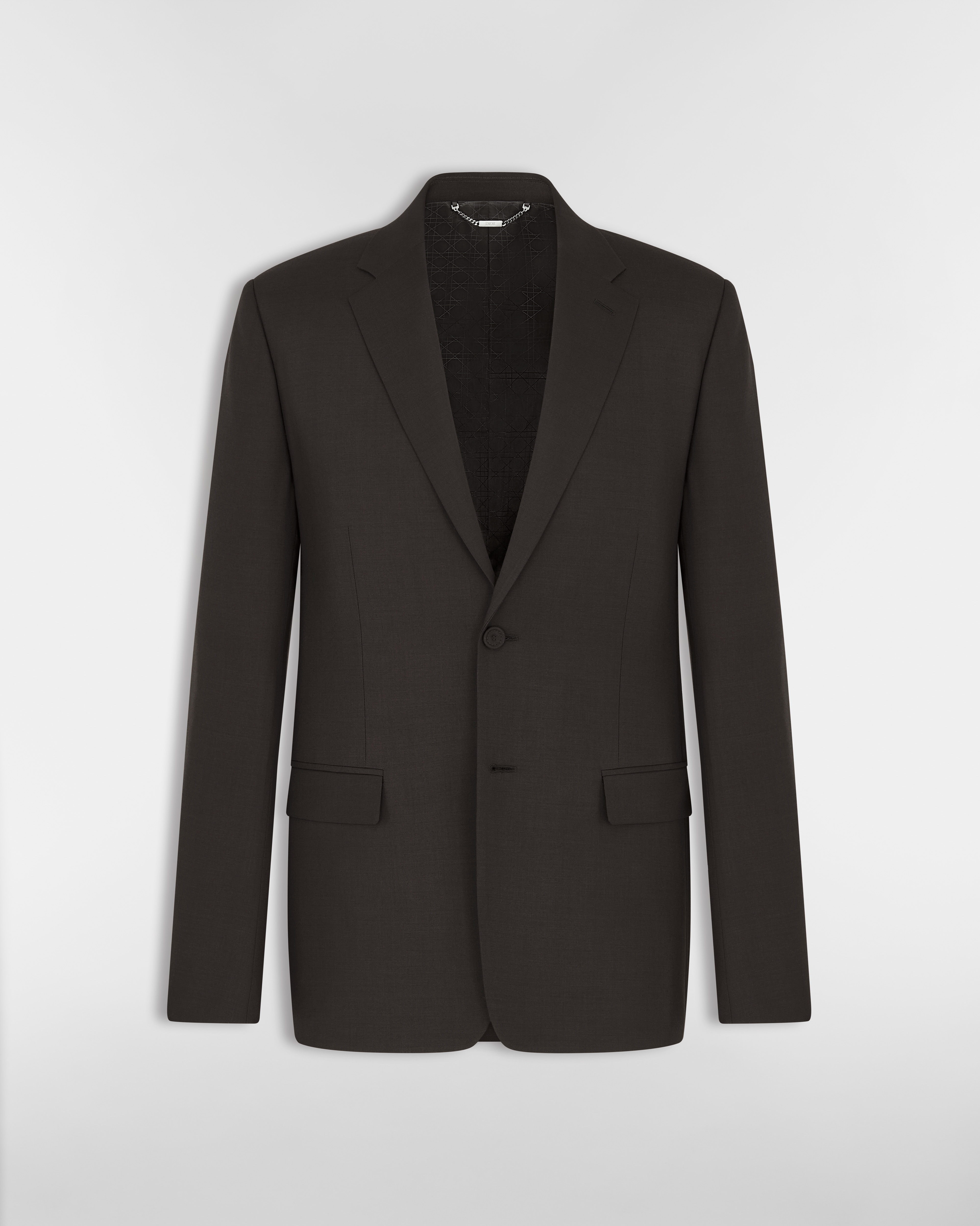 Dior Icons Jacke Kaschmir- und Wolltwill in Braun E01