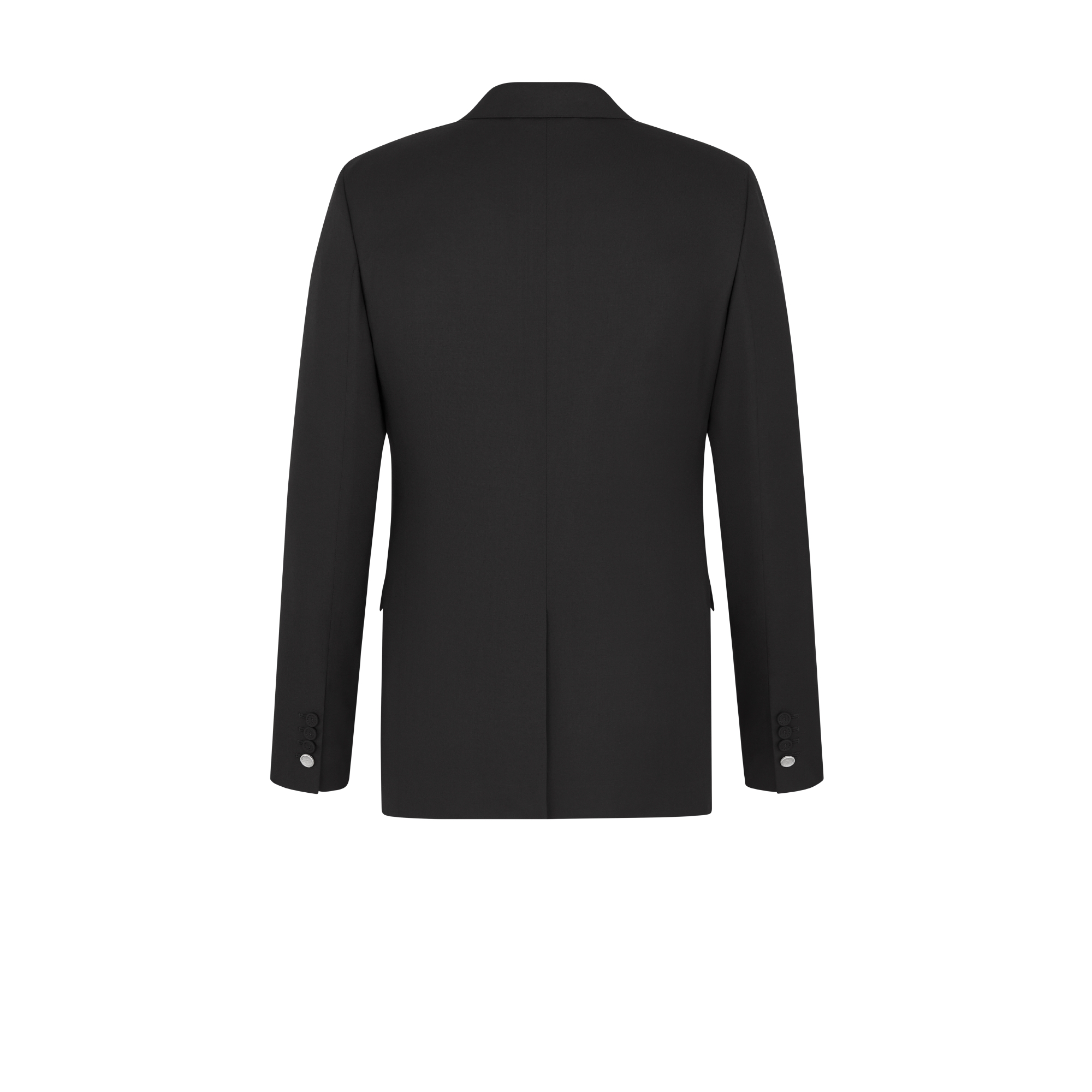 Dior Icons Jacket Black Wool and Cashmere Twill E08