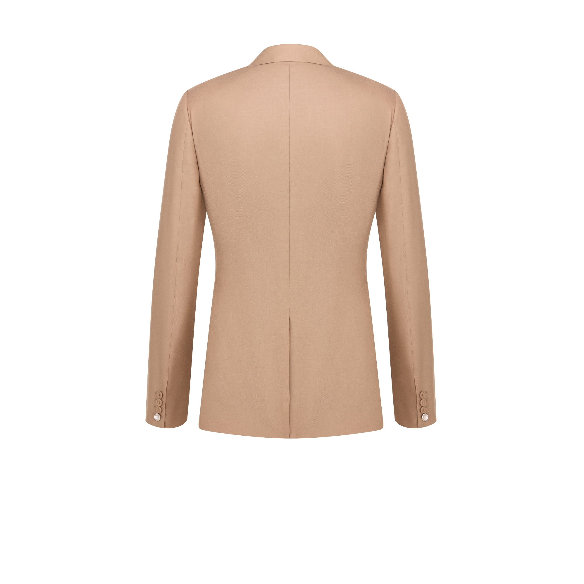 Dior Icons Jacke mit abgeschrägtem Schnitt Kaschmir- und Seidentwill in Beige E08