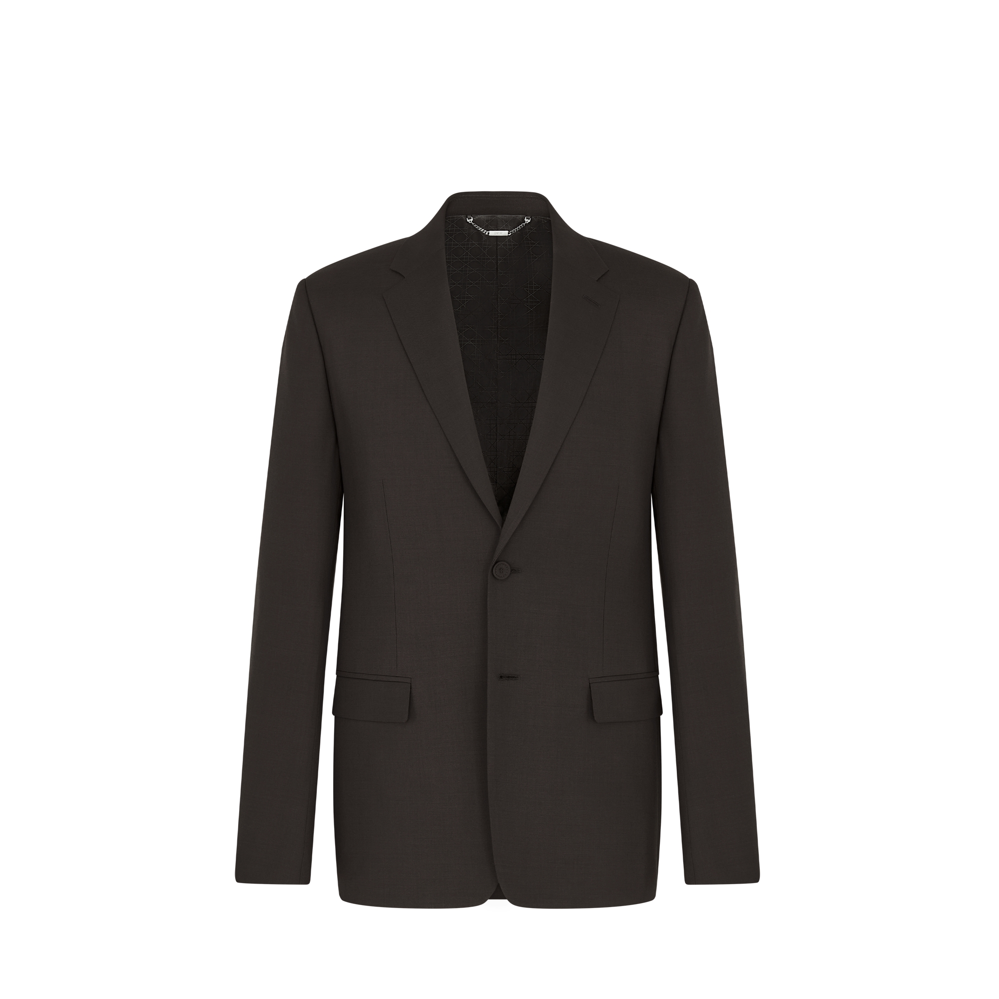 Dior Icons Jacket Brown Cashmere and Wool Twill | DIOR