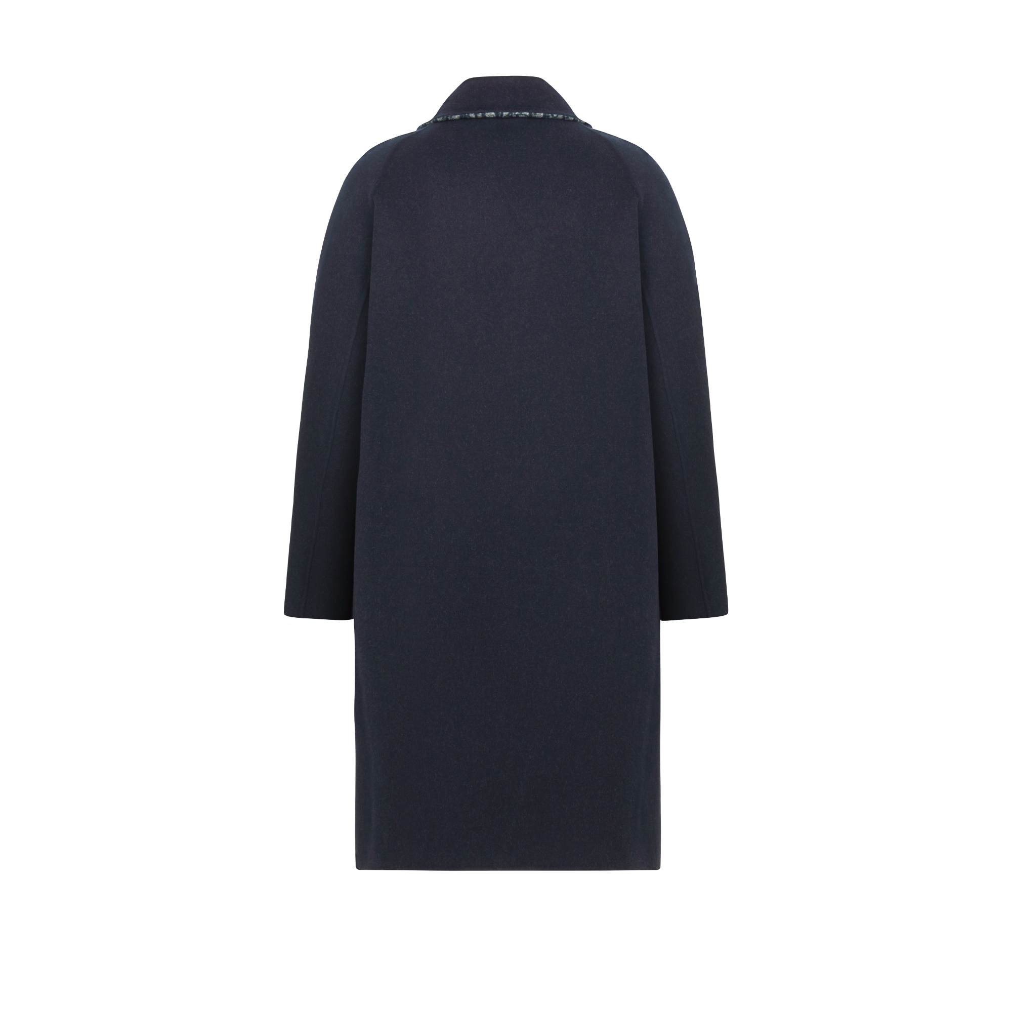 Cappotto Dior Icons Lana vergine e cachemire double face blu E08