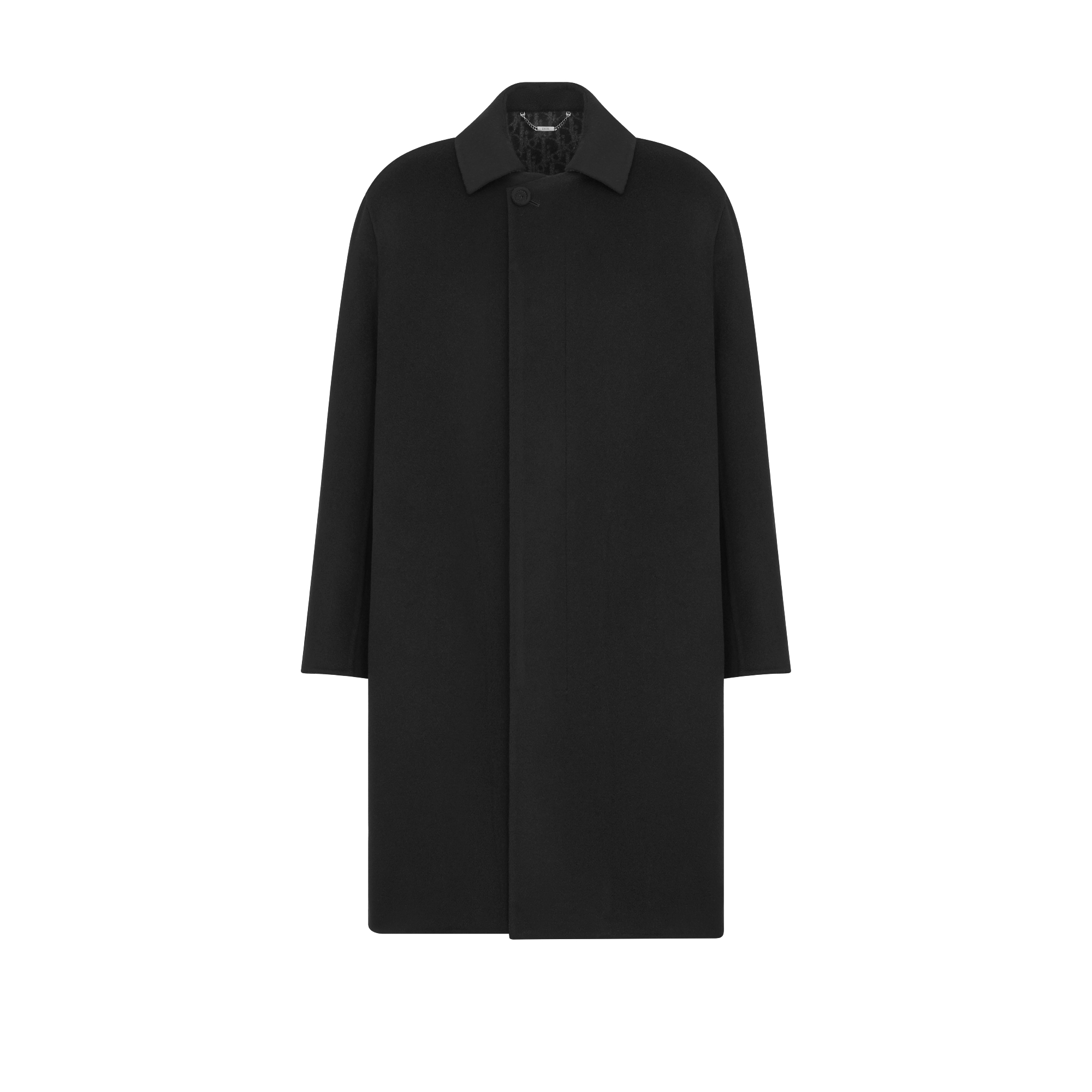 Cappotto Dior Icons Lana vergine e cachemire double face neri E01