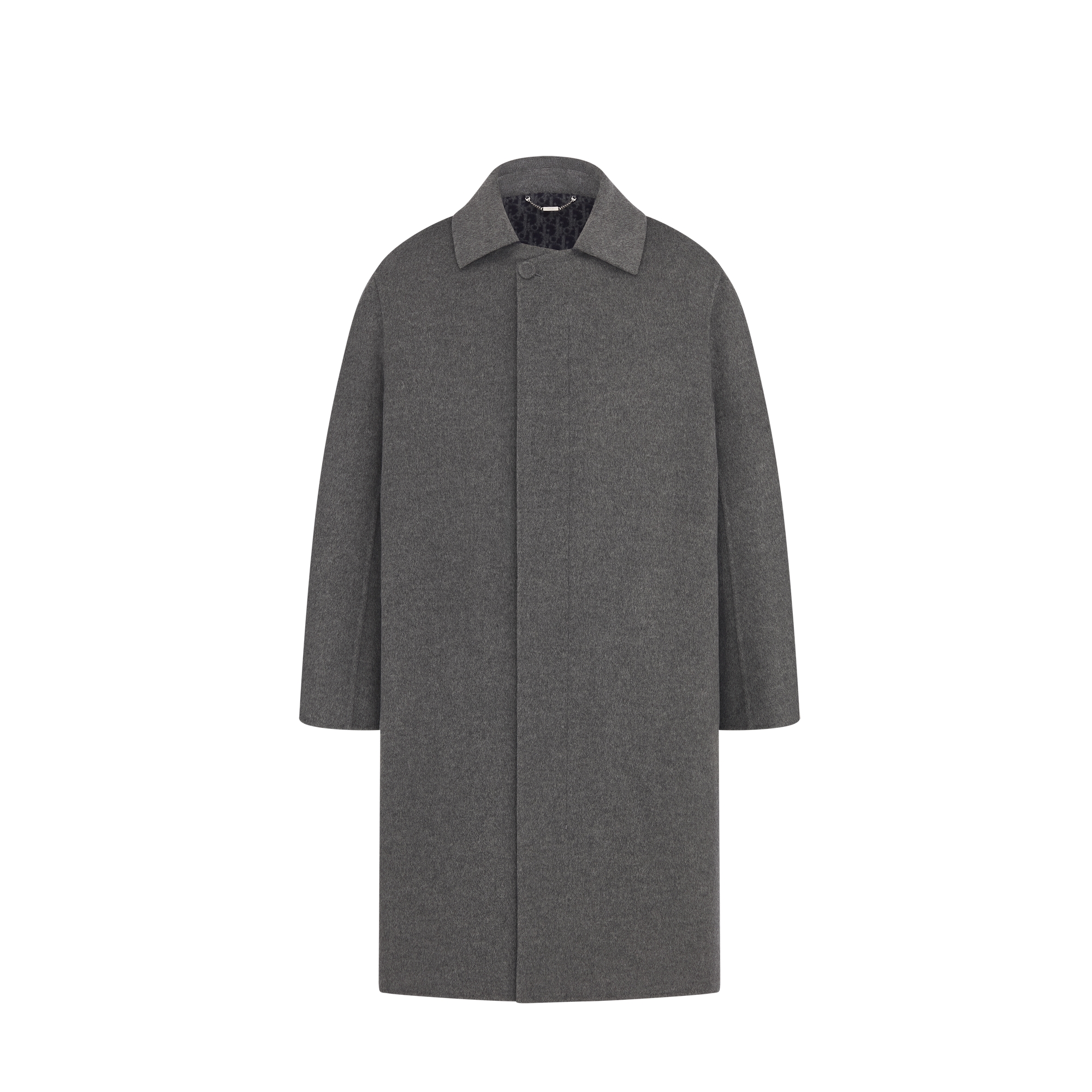 Dior Icons Coat Black Double-Sided Virgin Wool and Cashmere | DIOR