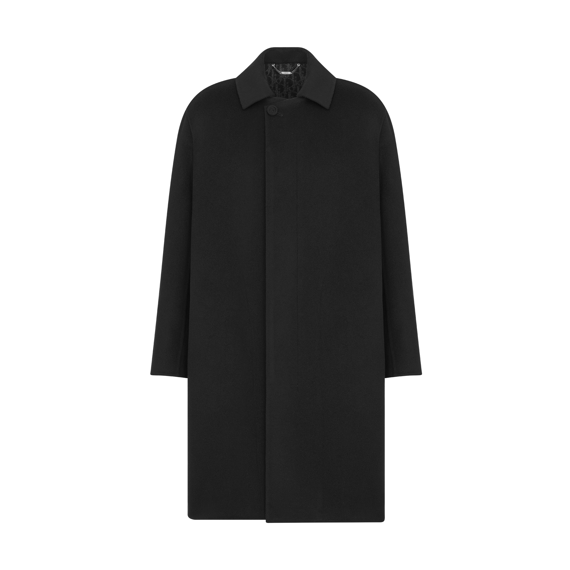  Black Double-Sided Virgin Wool and Cashmere