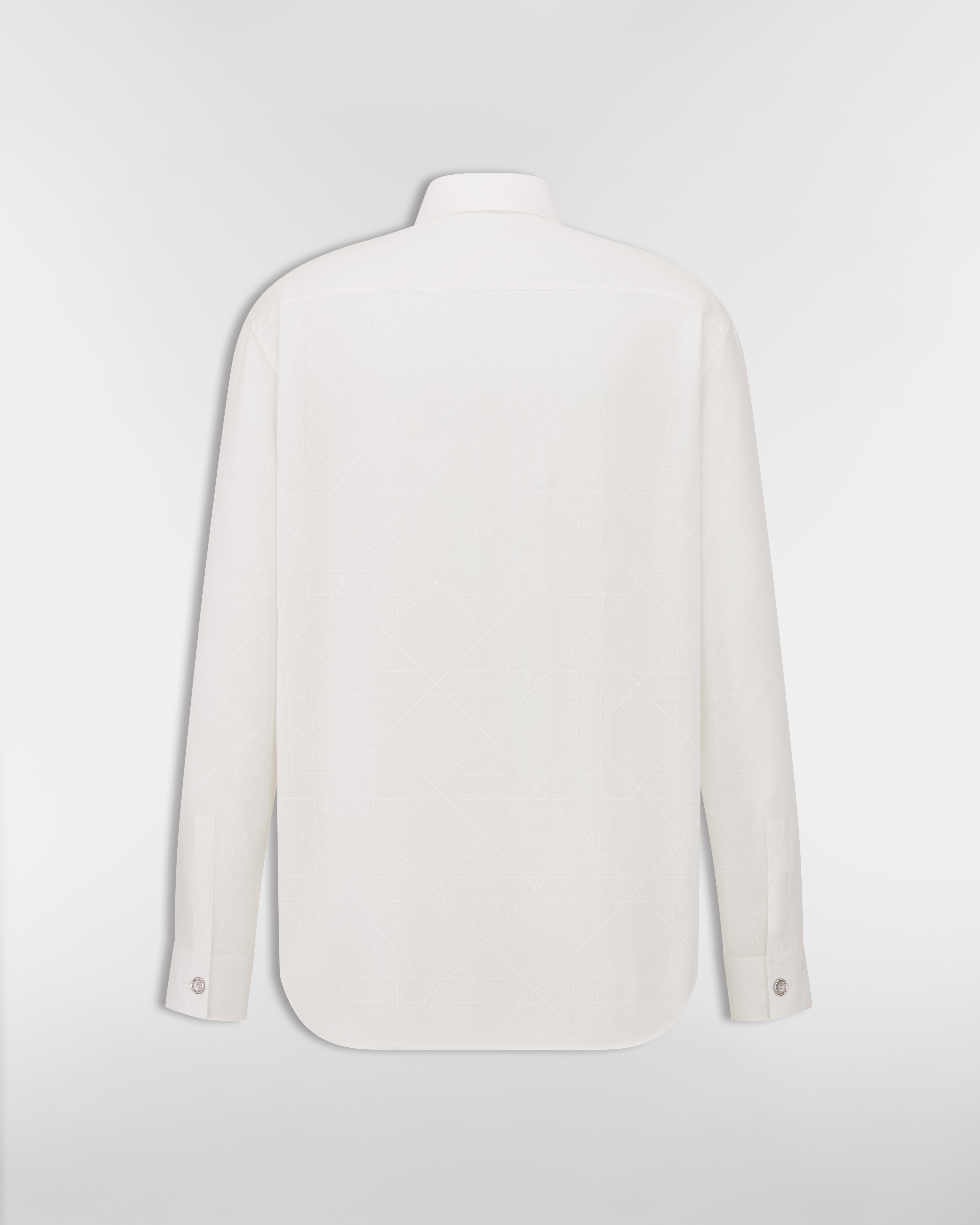 Dior Icons Cannage Shirt Ecru Silk Blend E08