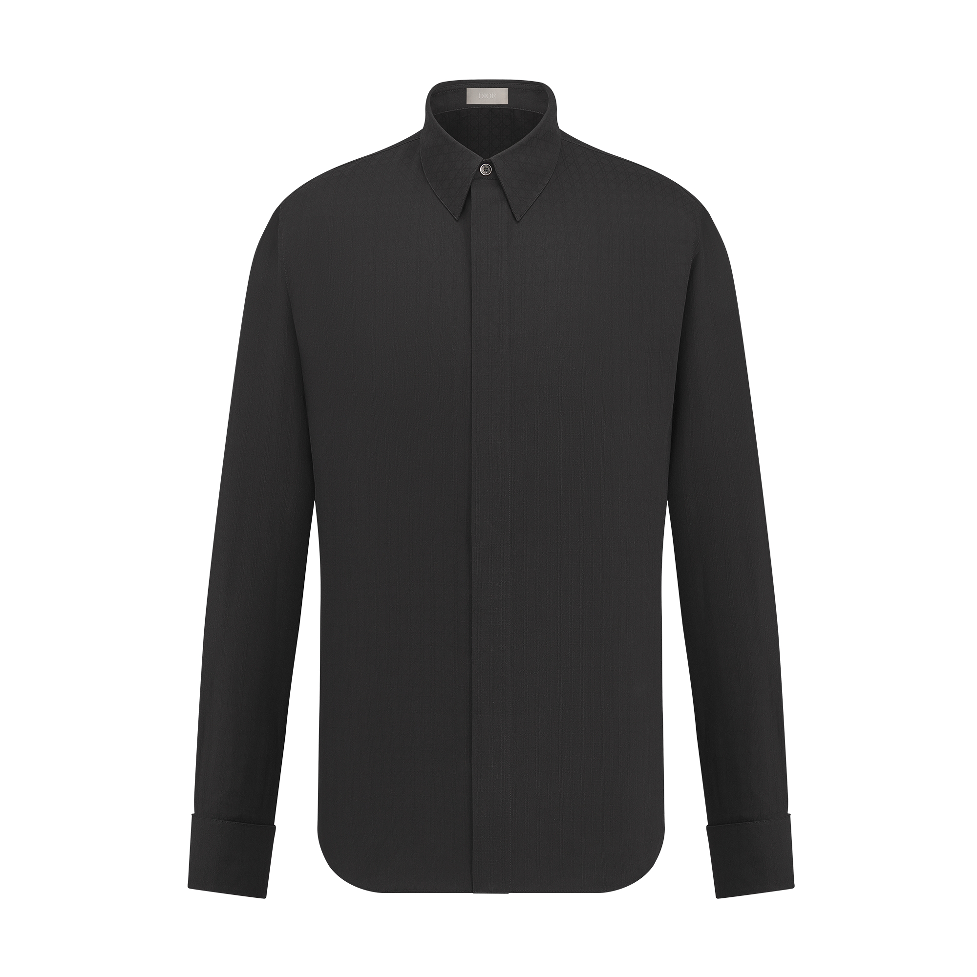  Black Cotton and Silk Jacquard