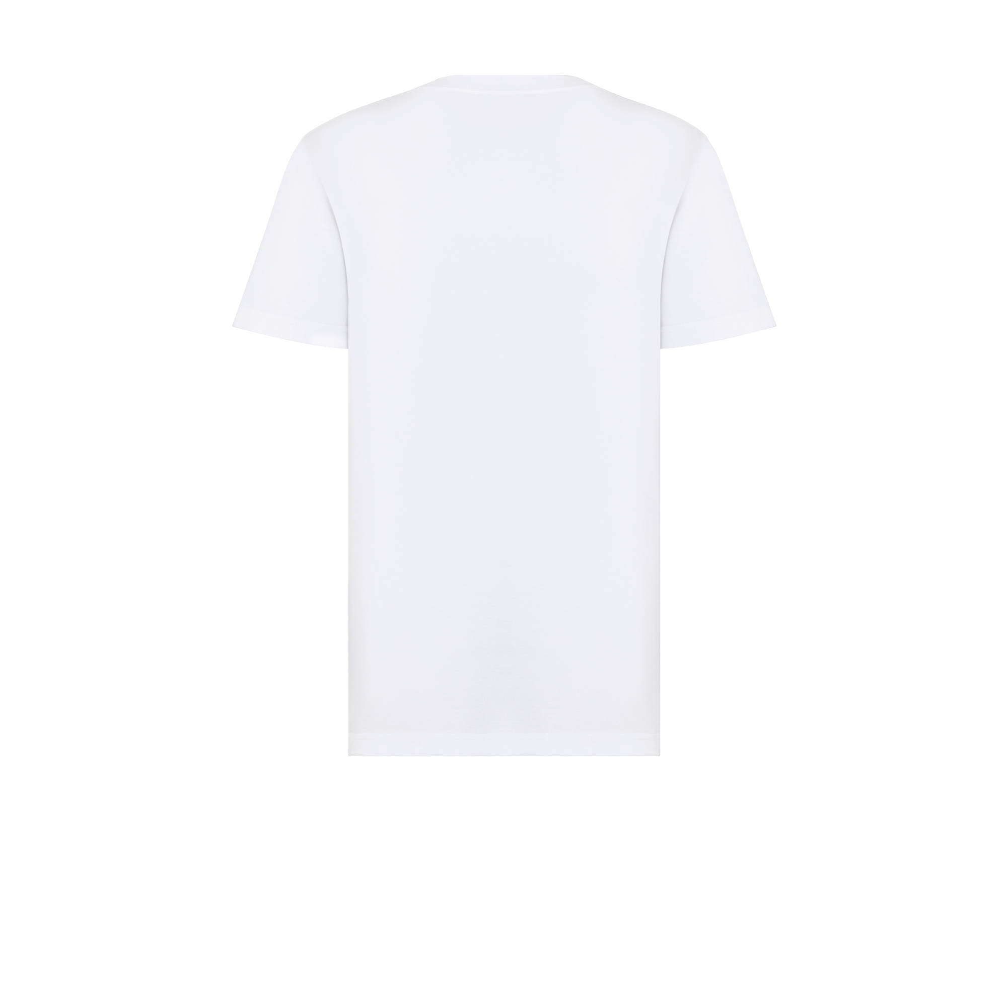 Dior Icons T-Shirt, Regular Fit White Sea Island Cotton Jersey E08