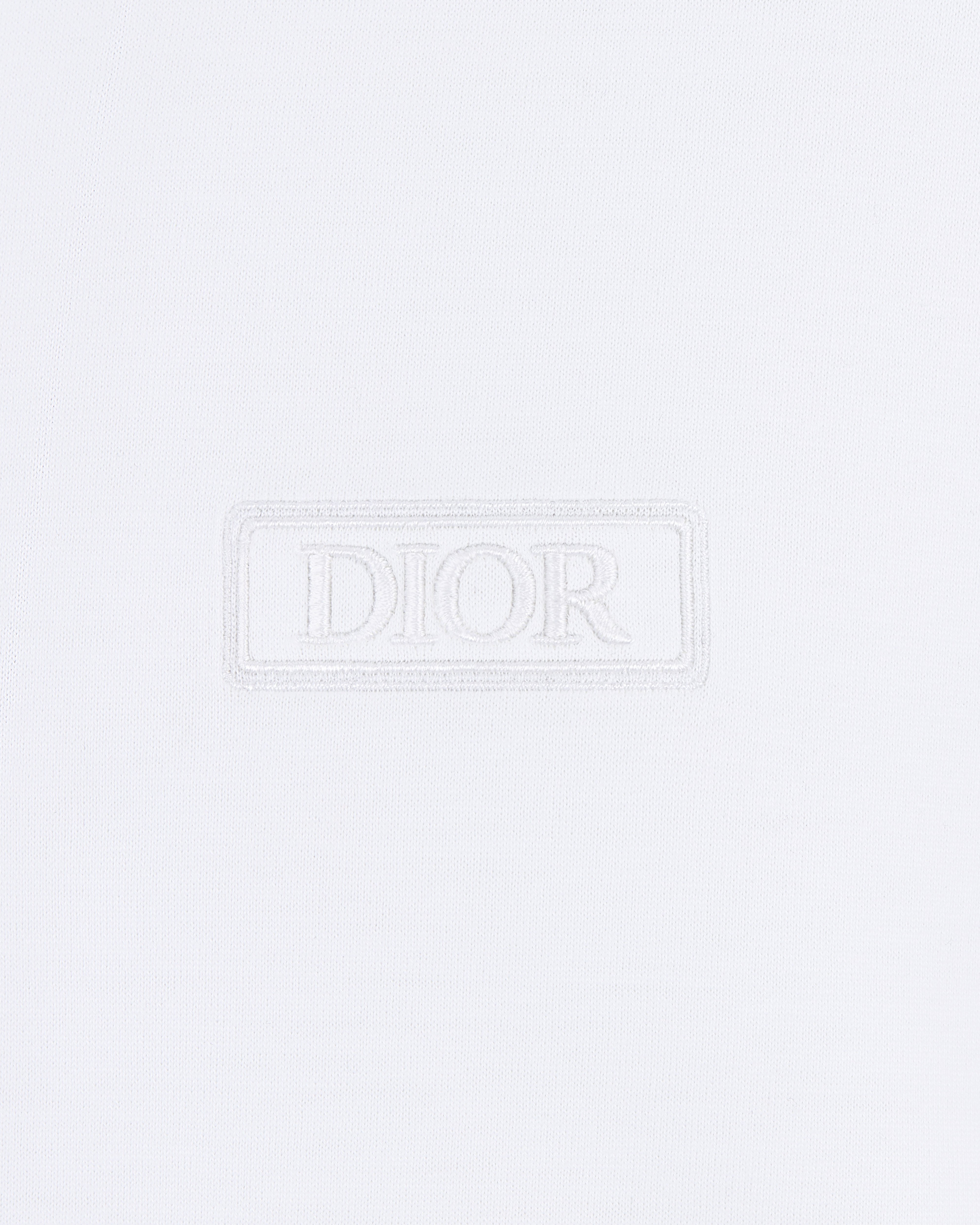 標準剪裁 Dior Icons T 恤 白色海島棉平織布