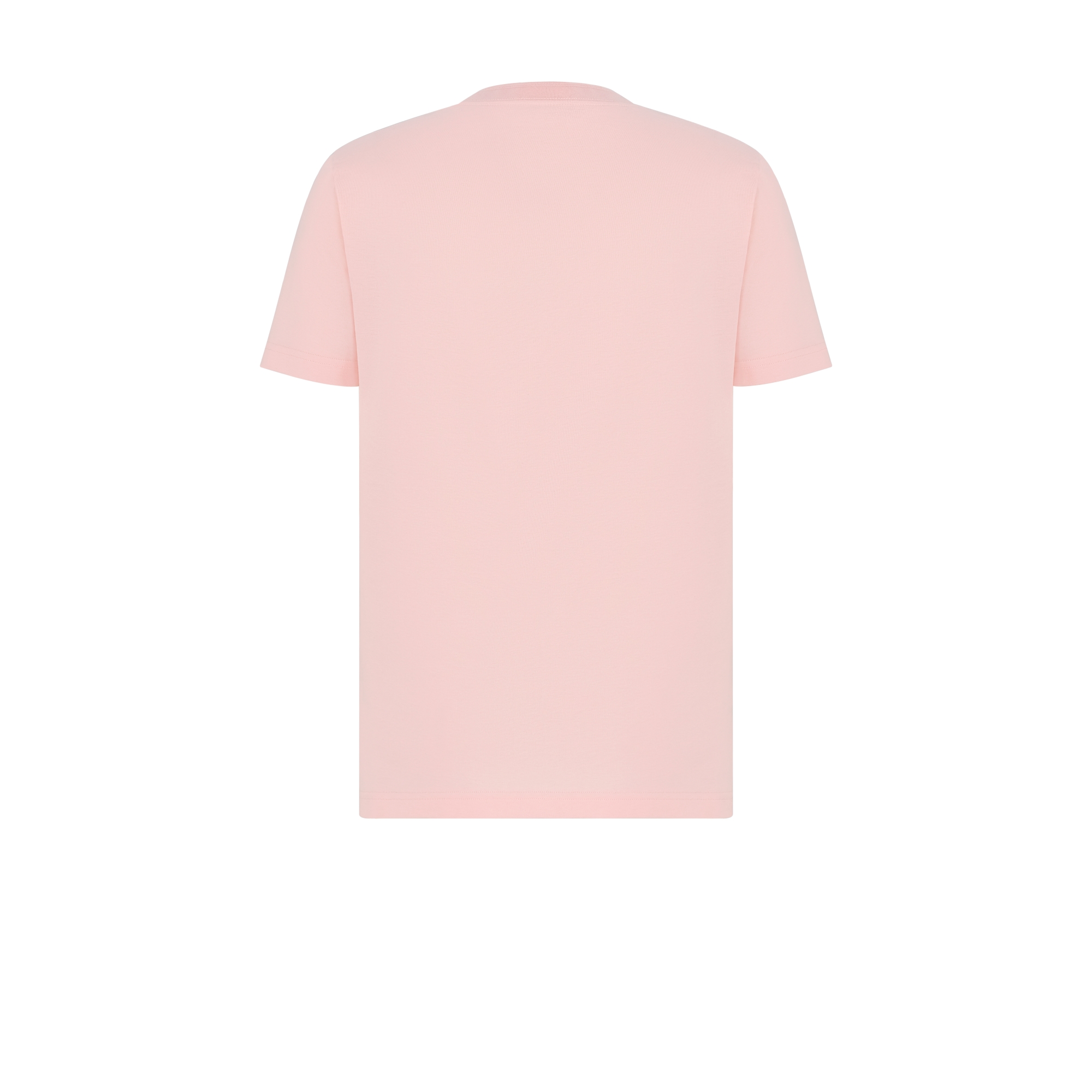 Dior Icon 標準剪裁 T 恤 粉紅色海島棉平織布 E08