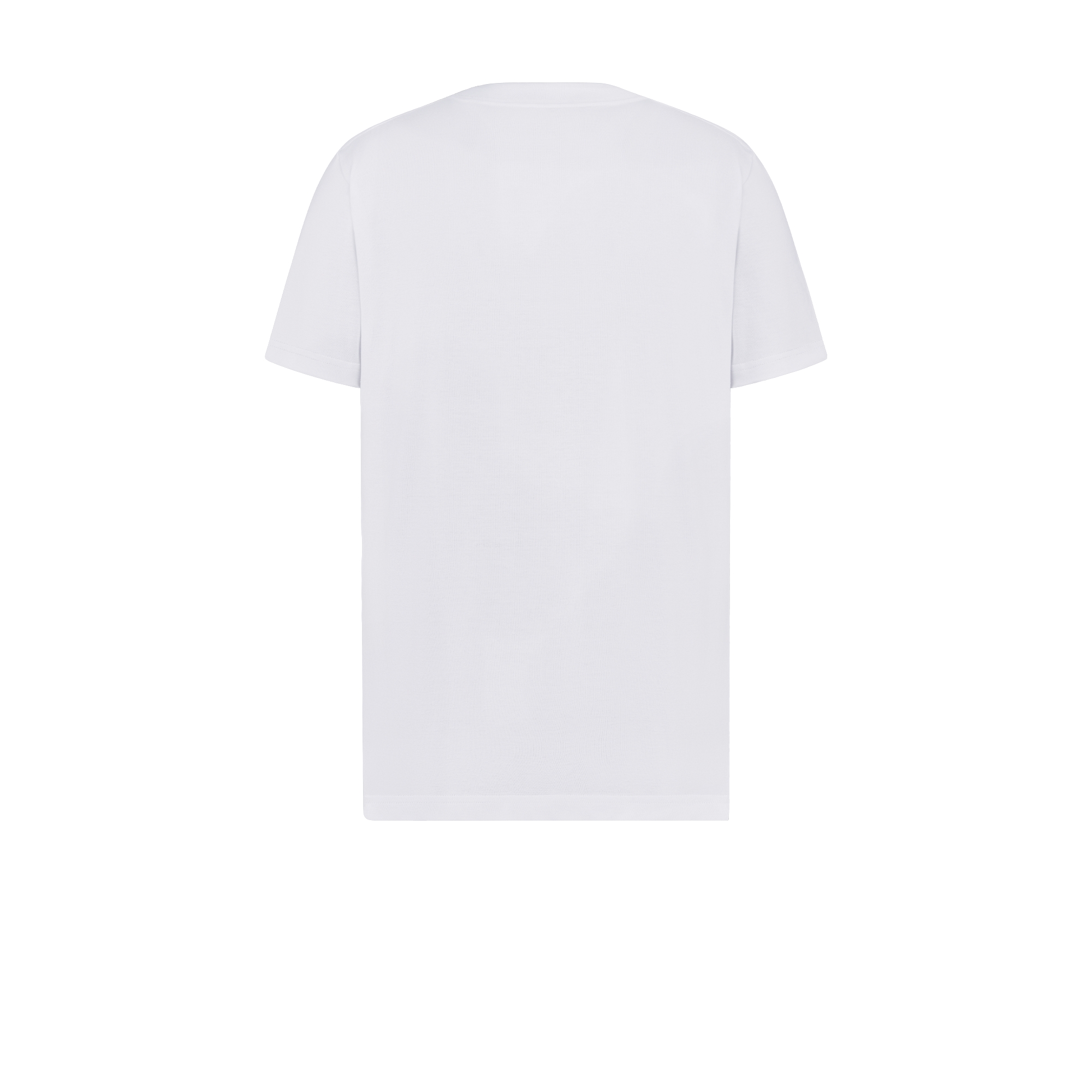 Dior Icons T-Shirt, Regular Fit White Sea Island Cotton Jersey E08
